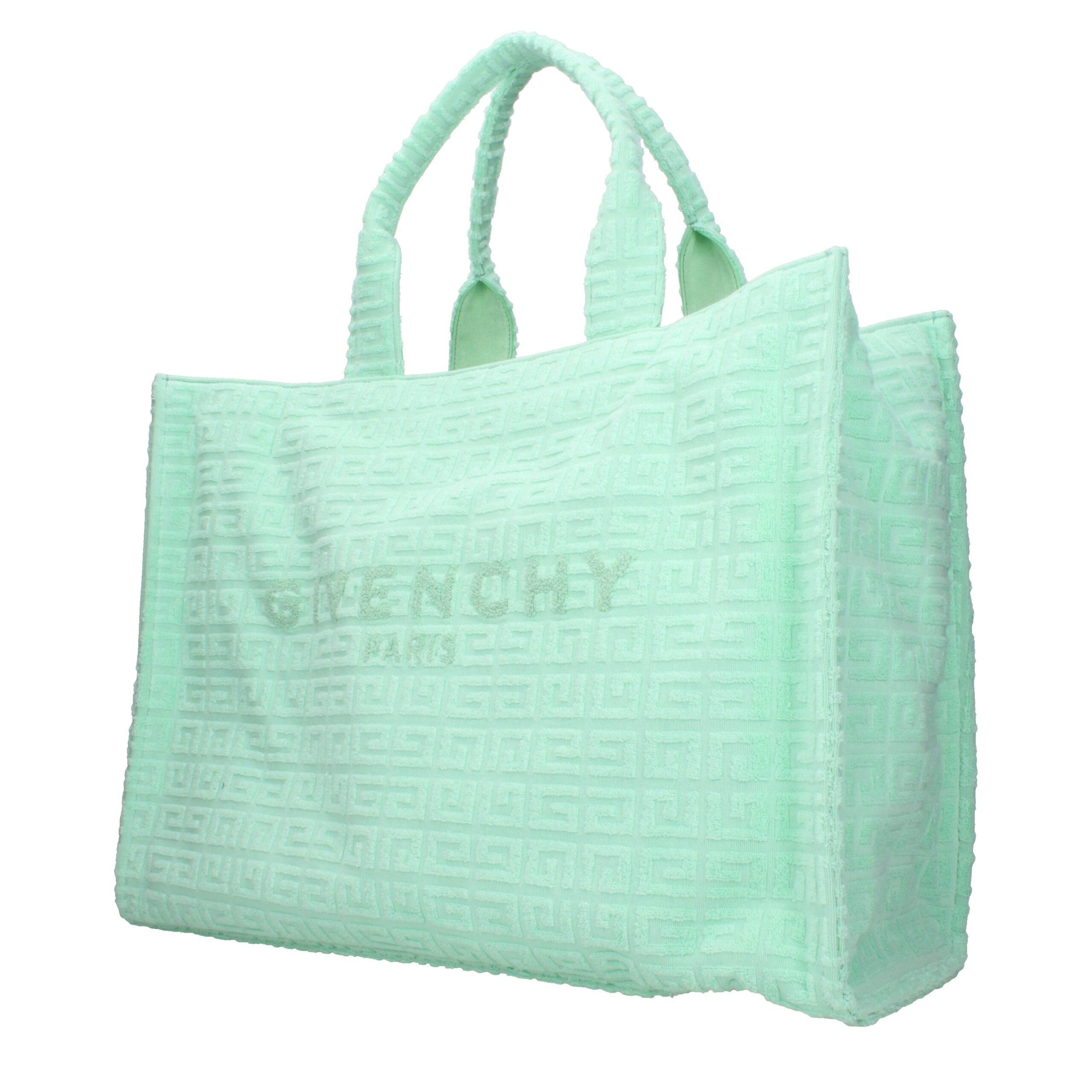 Givenchy Grüne Stoffhandtasche-2