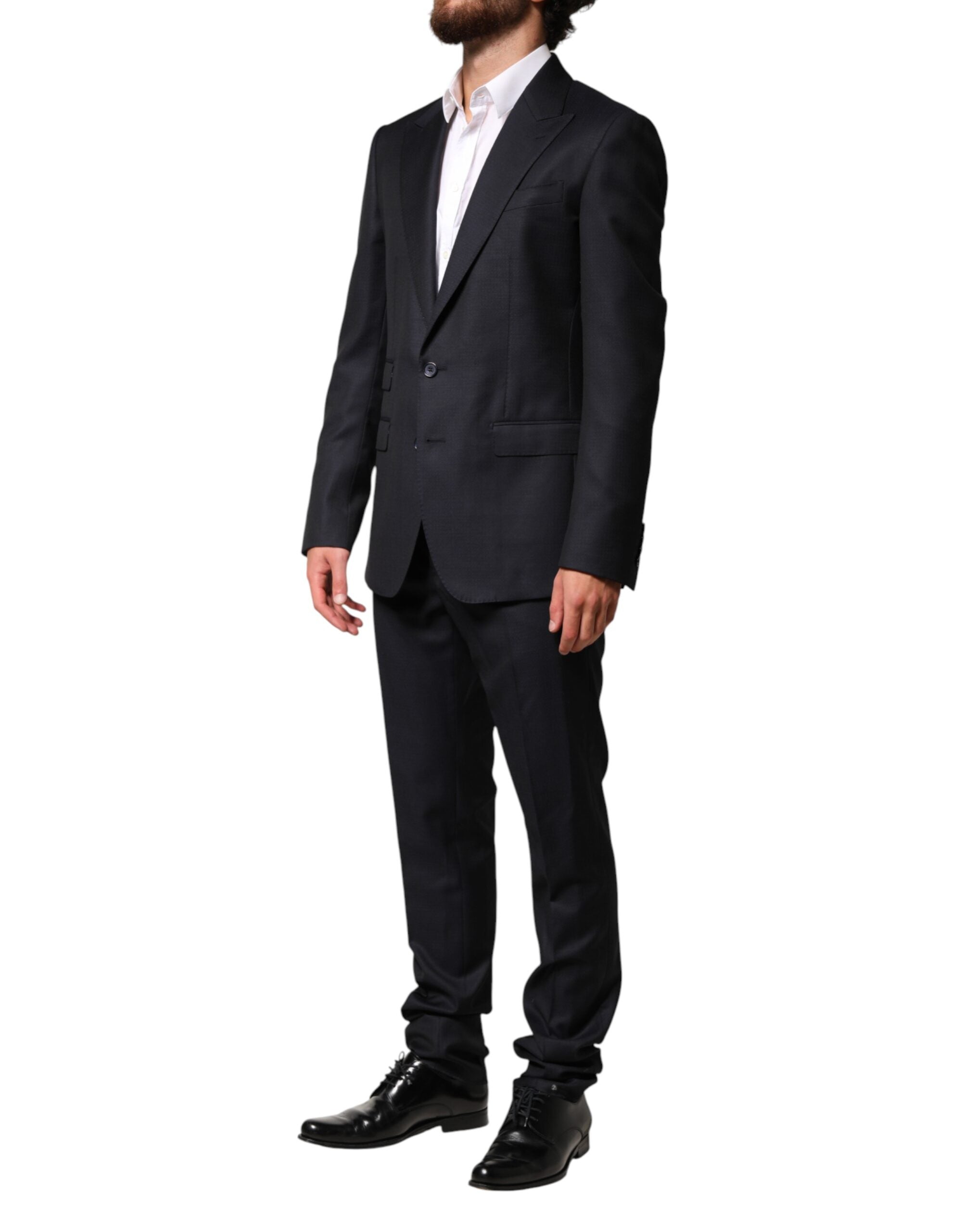Dolce & Gabbana Schwarzer Woll-Sakko-Anzug für Herren-3
