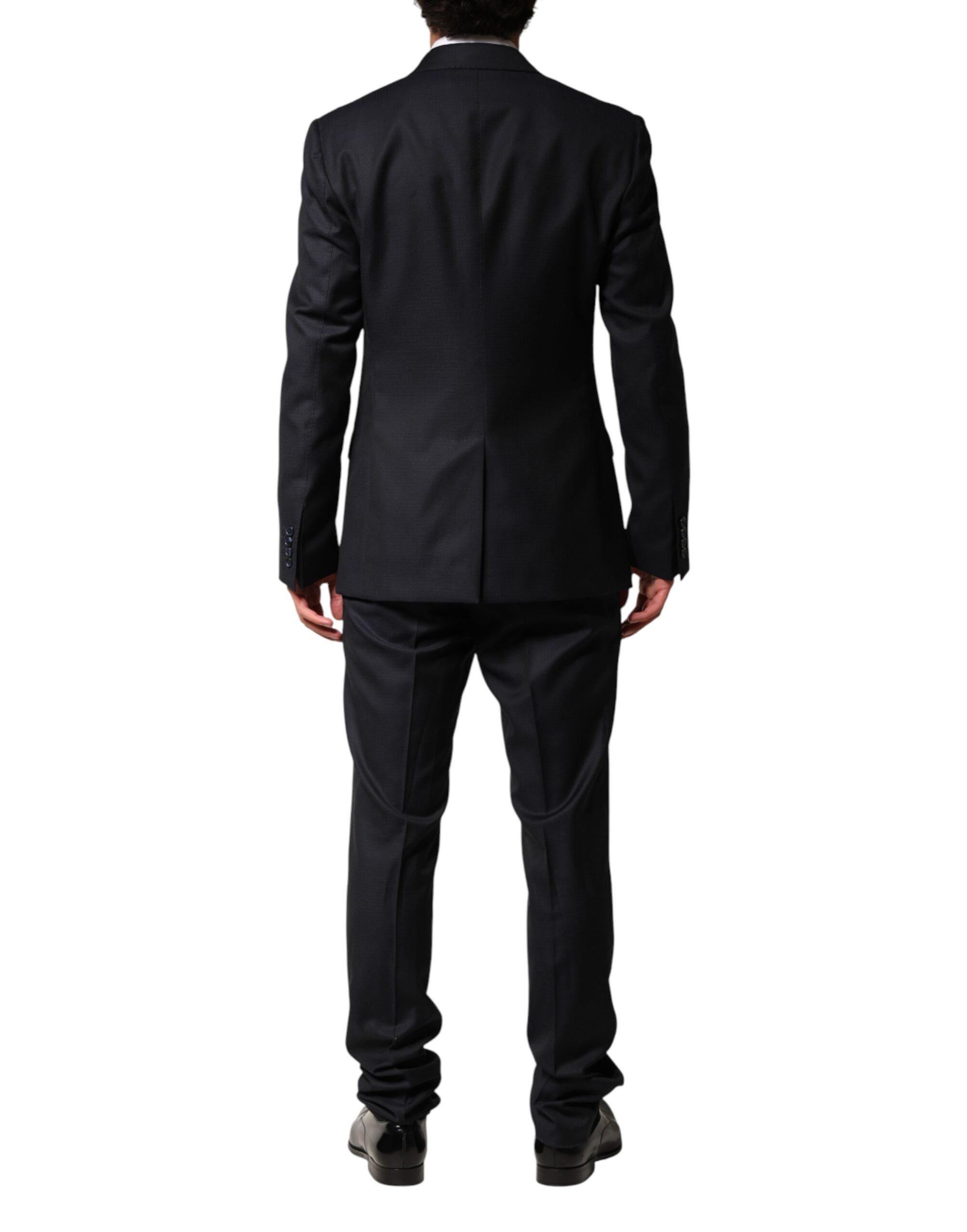 Dolce & Gabbana Schwarzer Woll-Sakko-Anzug für Herren-4