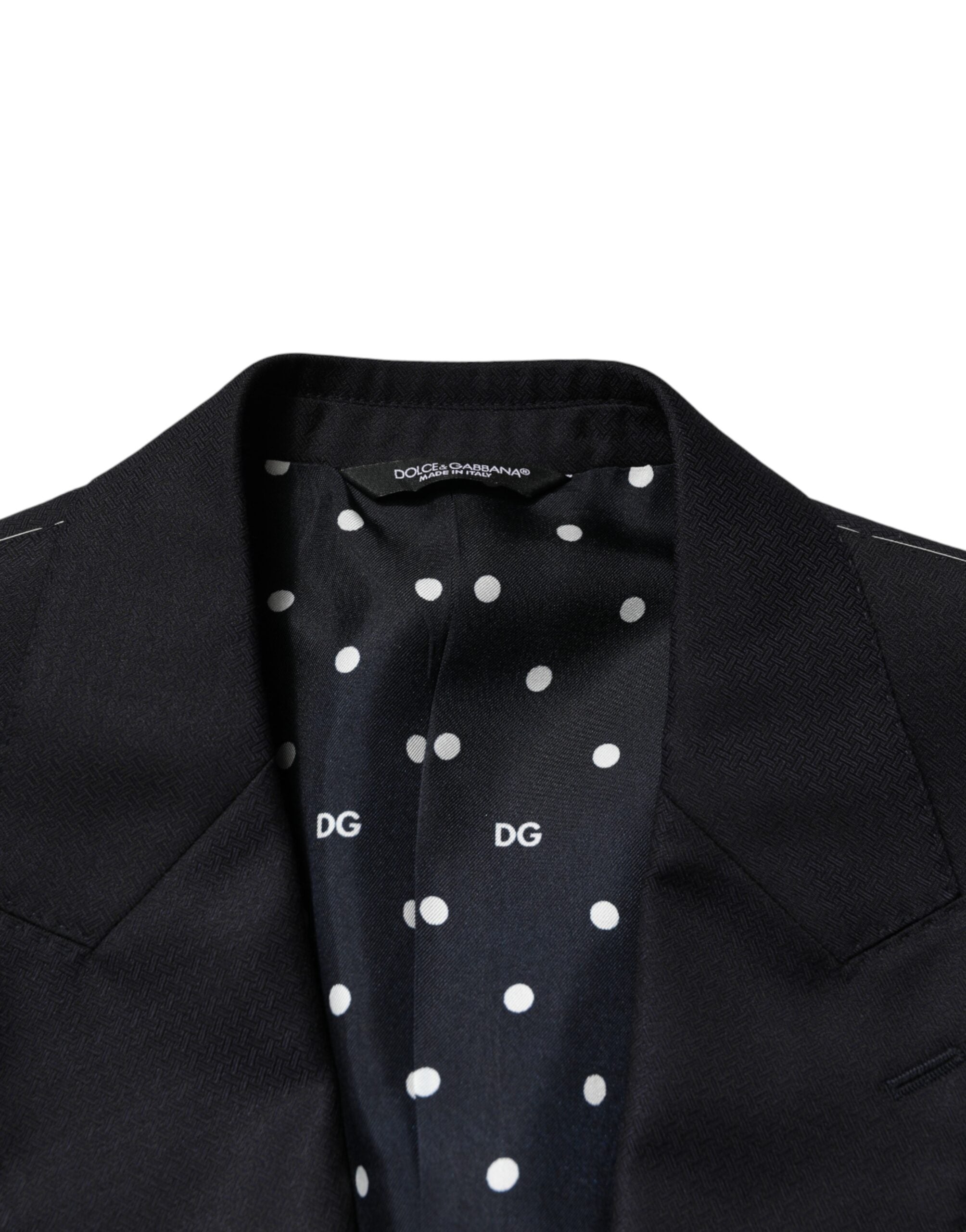 Dolce & Gabbana Schwarzer Woll-Sakko-Anzug für Herren-5