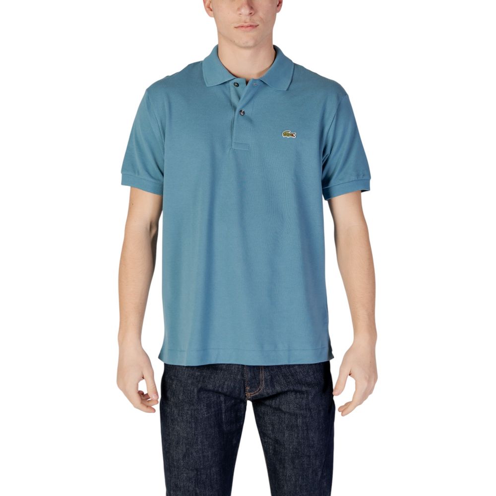 Lacoste Blaues Baumwoll-Polohemd