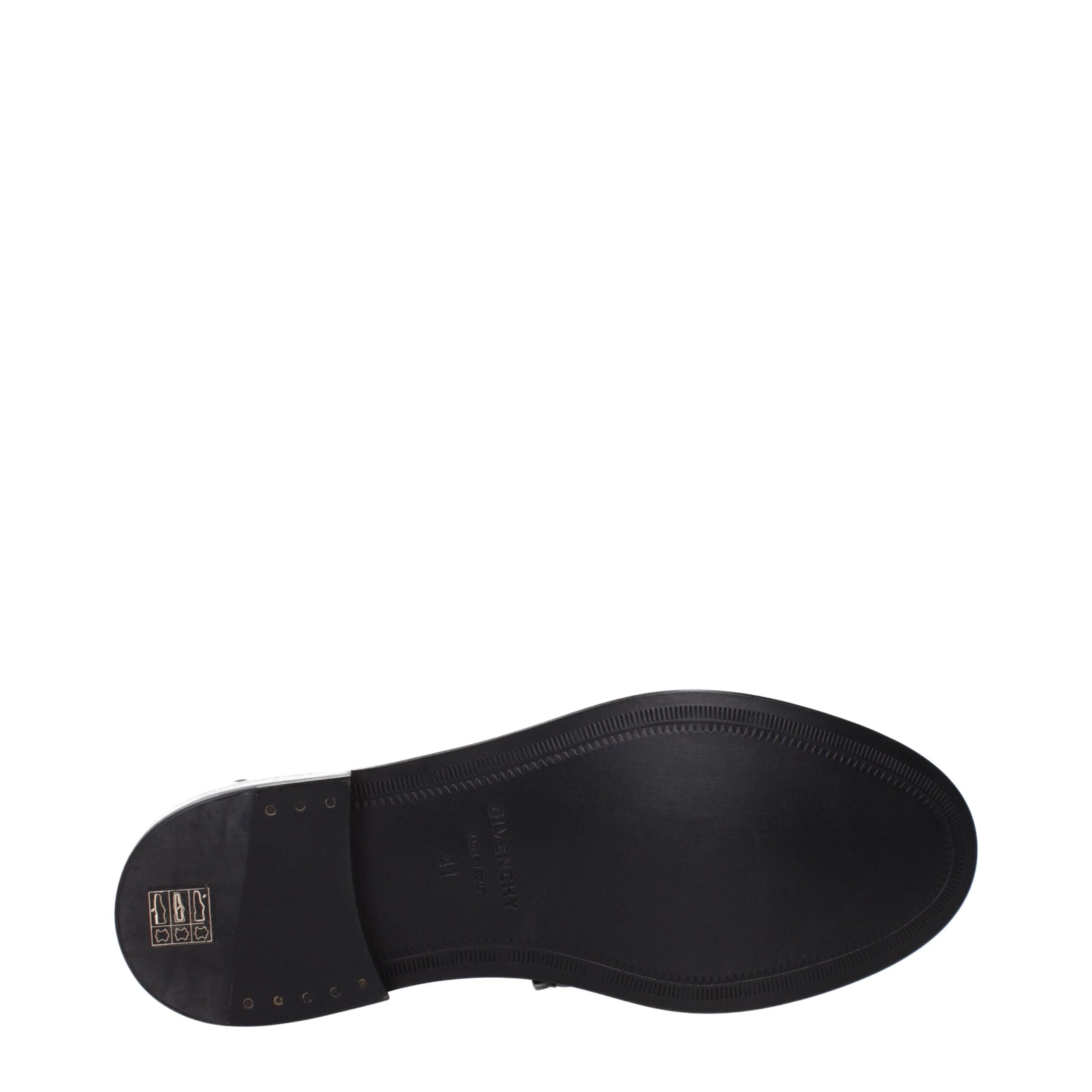 Givenchy black leather slip-on loafers-5