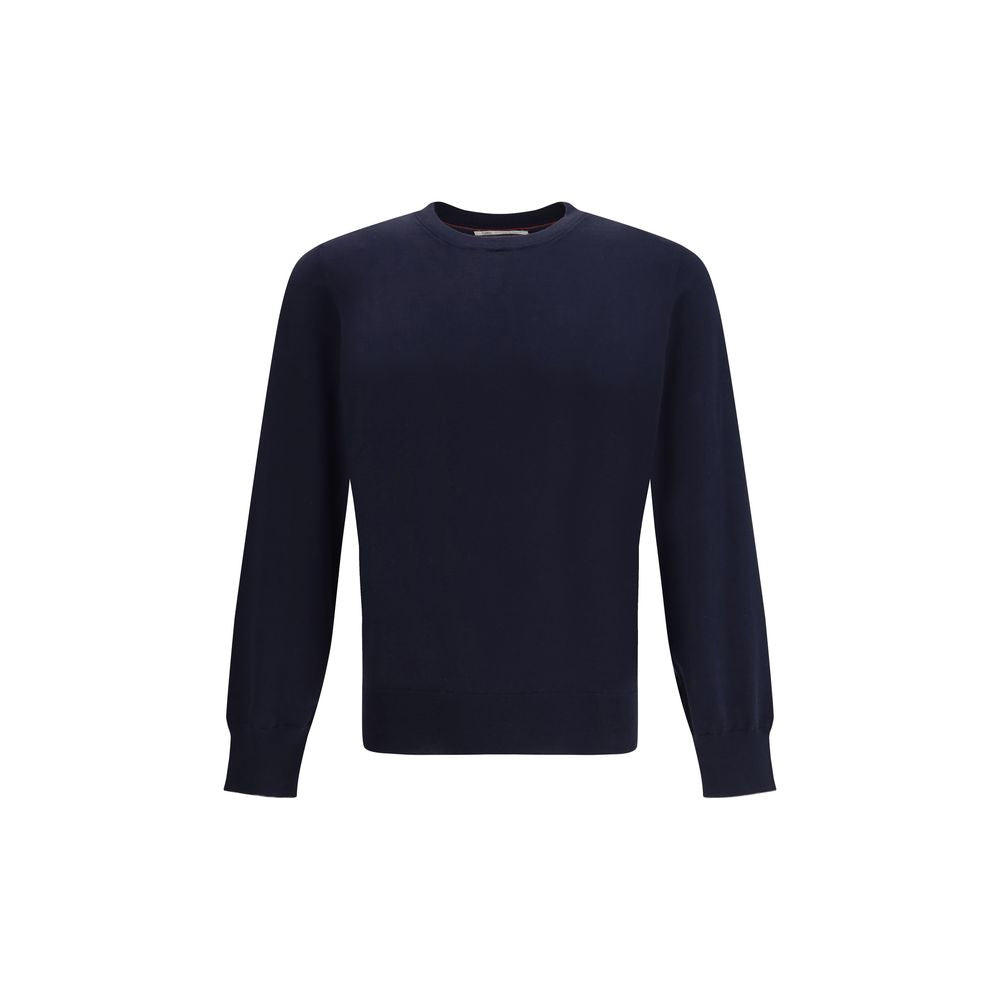 Brunello Cucinelli Blauer Baumwoll-Sweatshirt-1