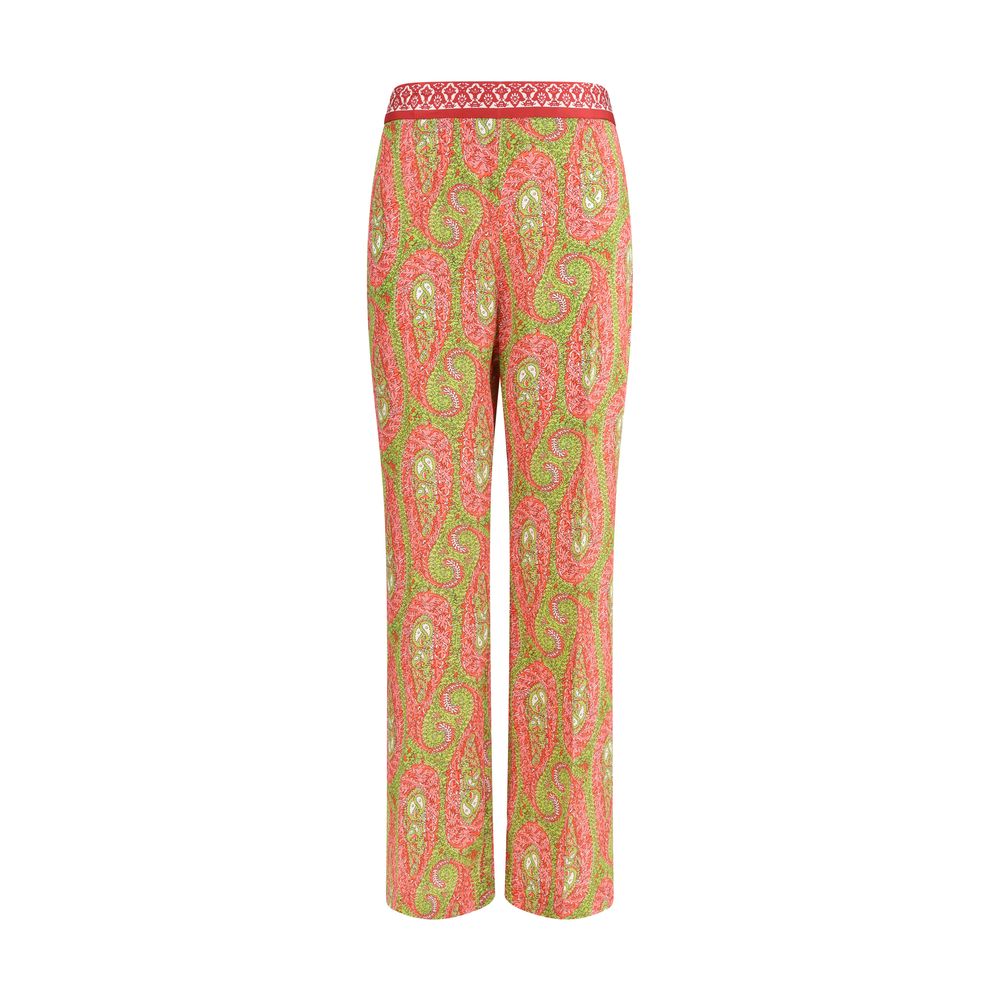 Etro Mehrfarbige Hose aus Polyester