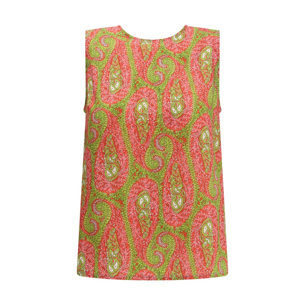 Etro Mehrfarbige Polyester-Tanktops