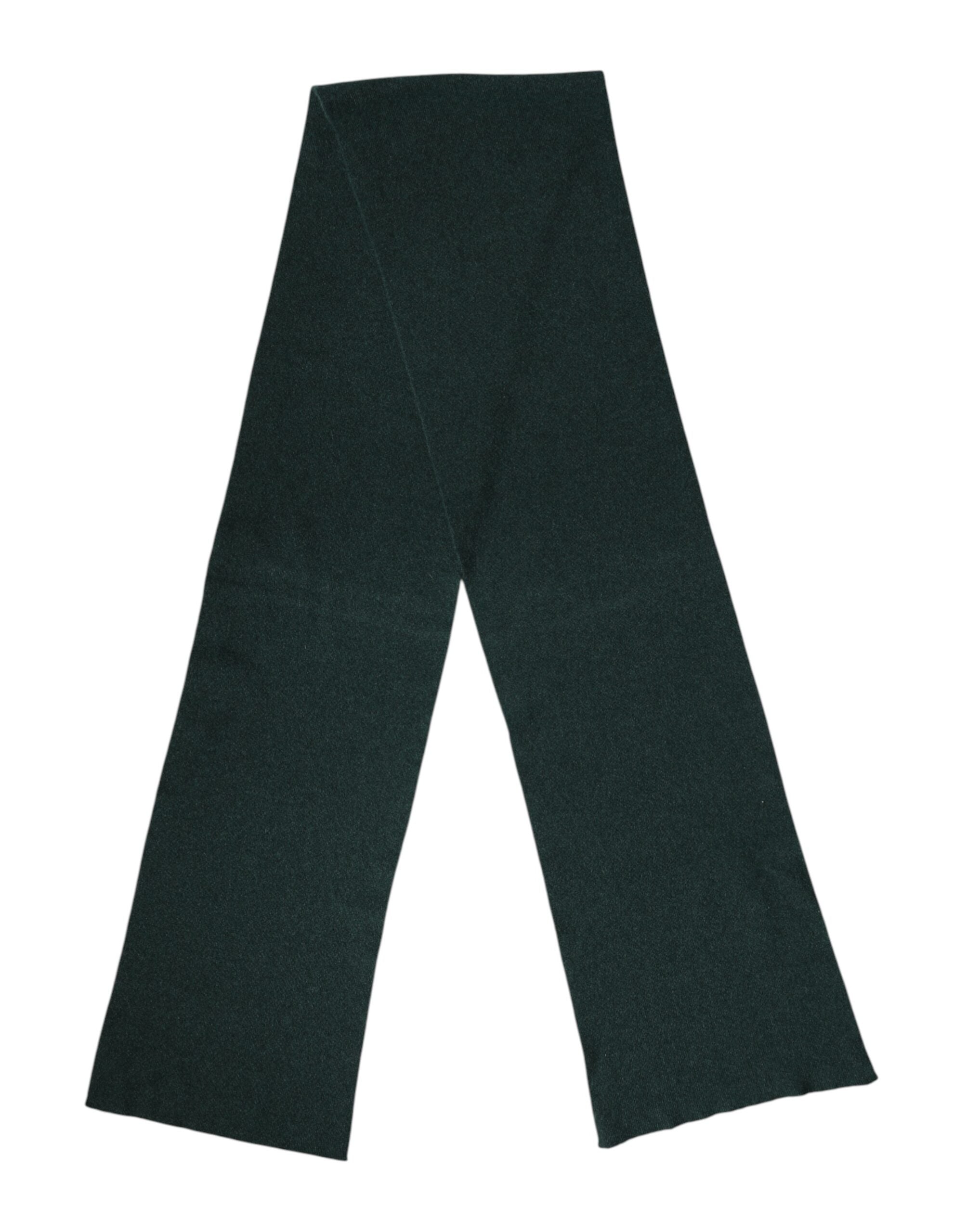 Dolce & Gabbana Green Cashmere Neck Scarf-2