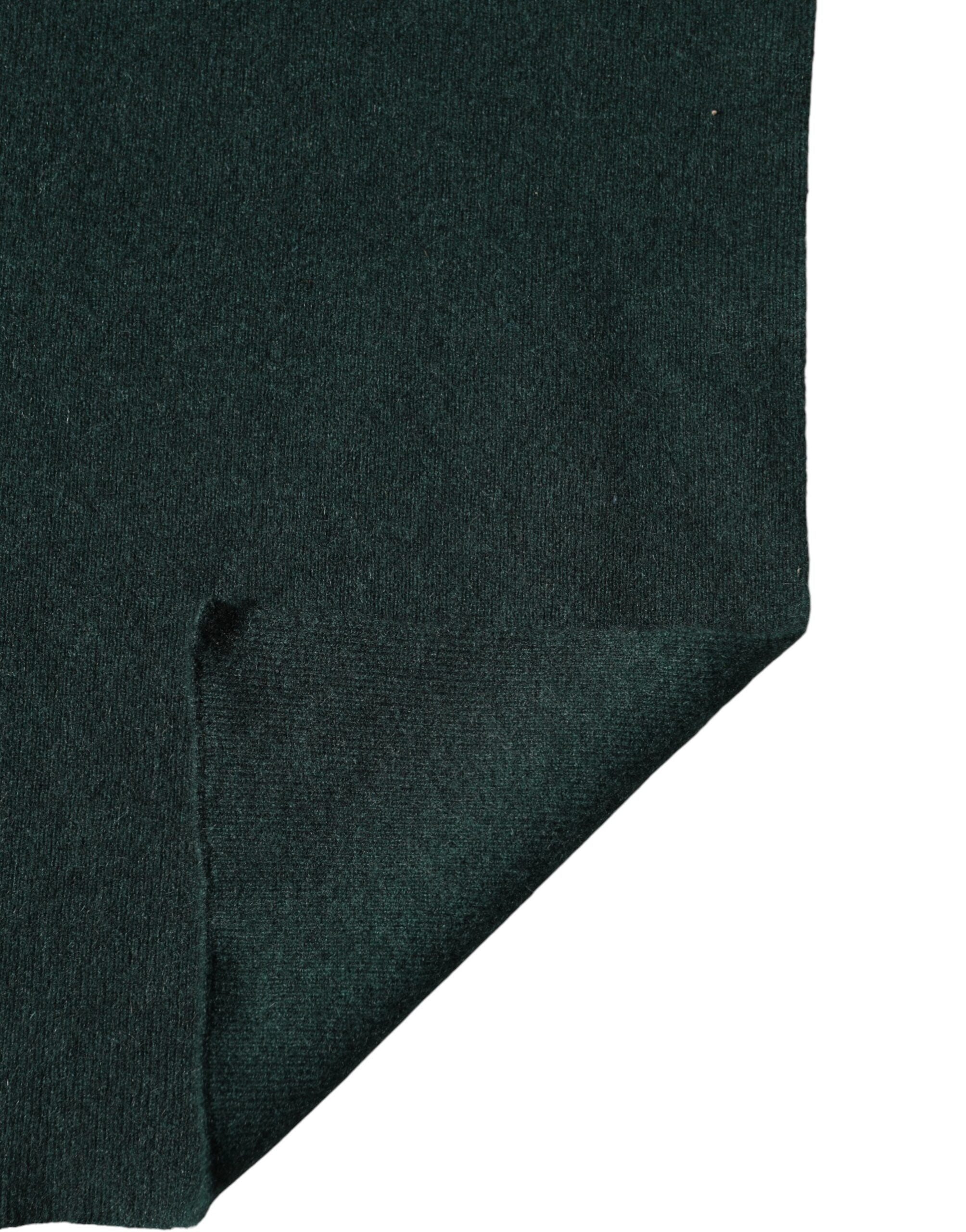 Dolce & Gabbana Green Cashmere Neck Scarf-3