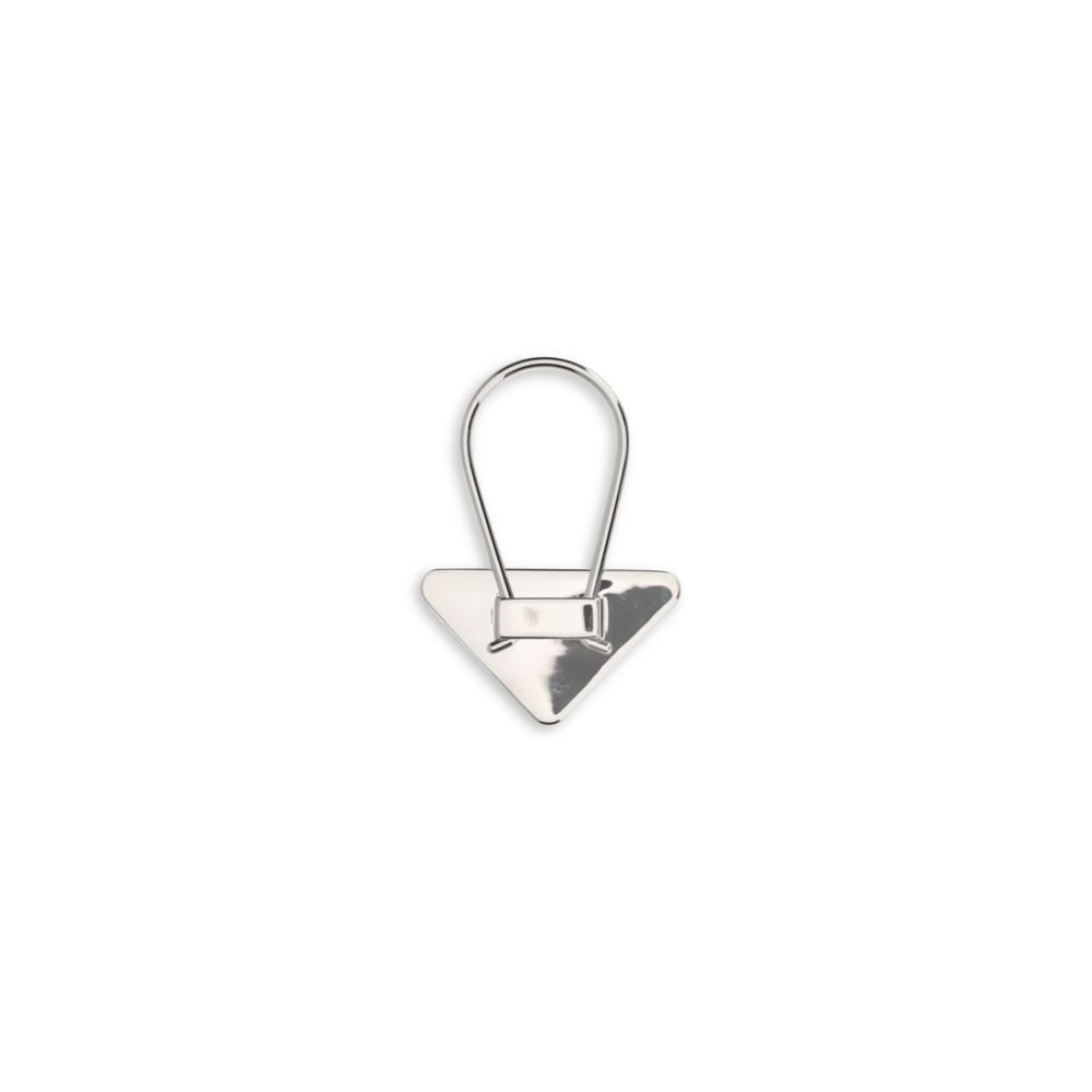 Prada Black Metal Keyring-2