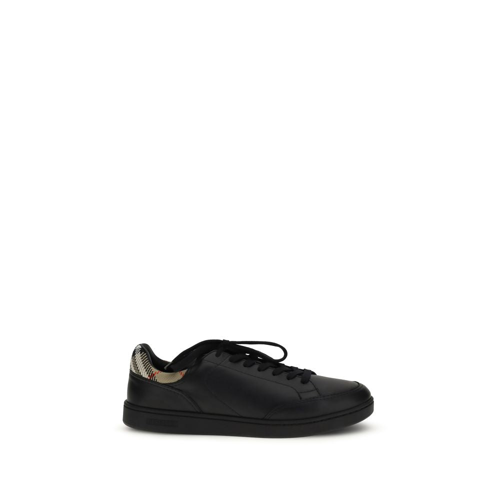 Burberry Black Low-Top Calfskin Sneakers Bos Taurus-1