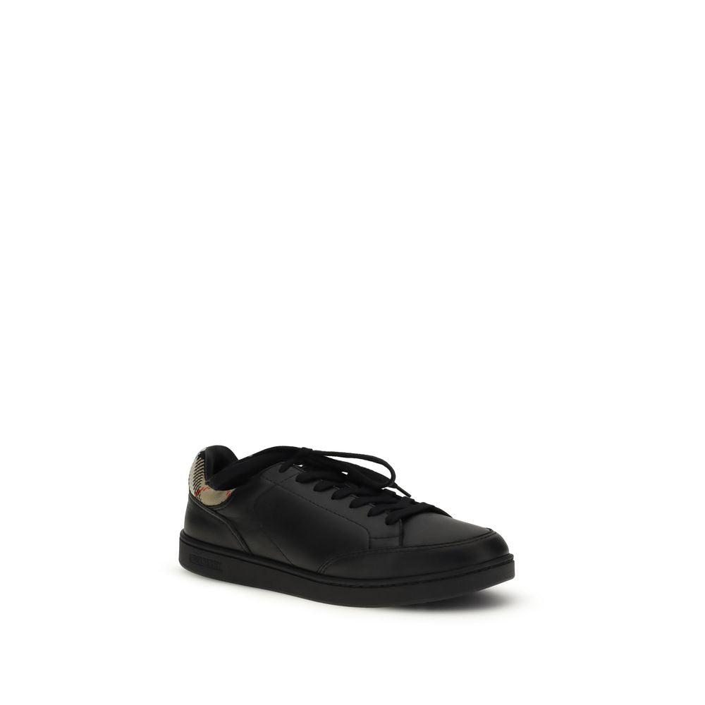 Burberry Black Low-Top Calfskin Sneakers Bos Taurus-2