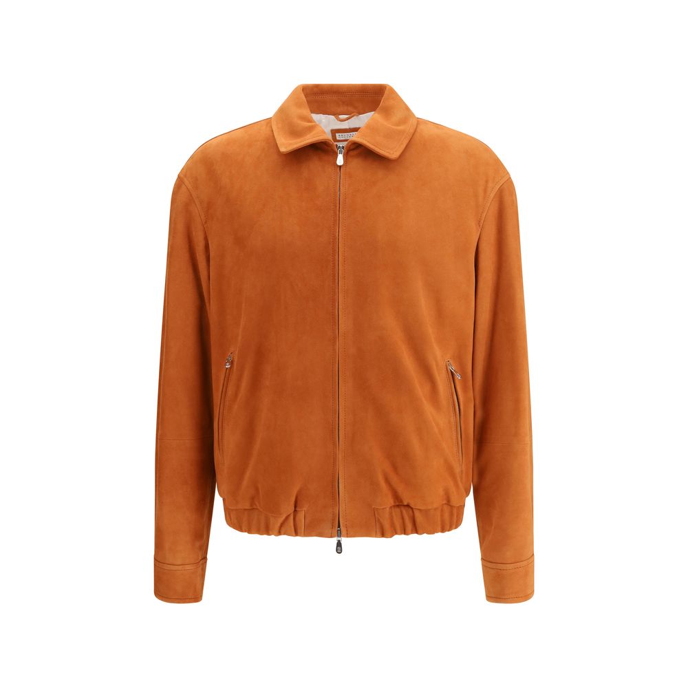 Brunello Cucinelli Multicolor Calf Leather Bos Taurus Jackets And Coat-1