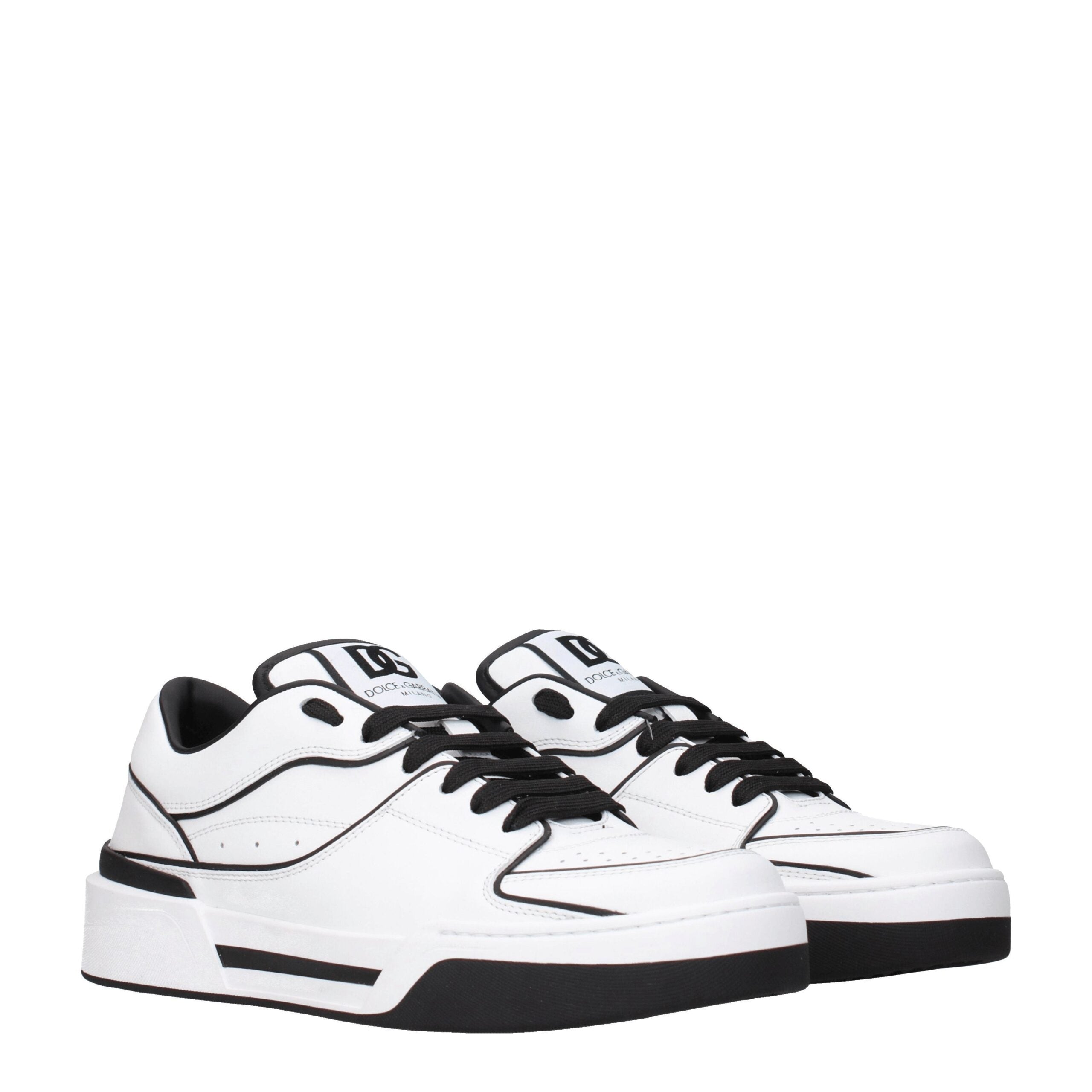 Dolce & Gabbana Weiße Leder-Sneakers-2