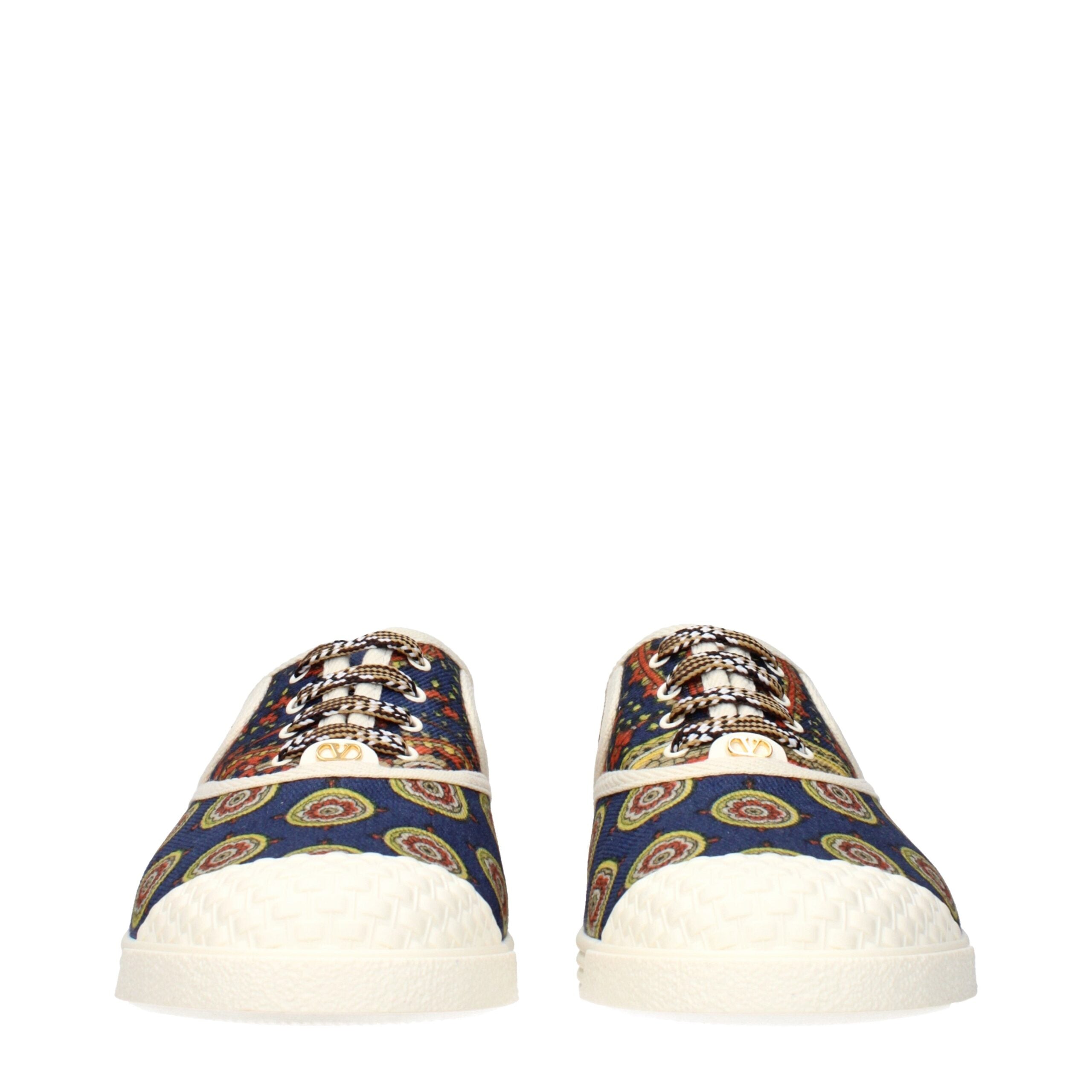 Valentino Garavani Mehrfarbige Stoff-Sneaker mit niedrigem Schaft-3