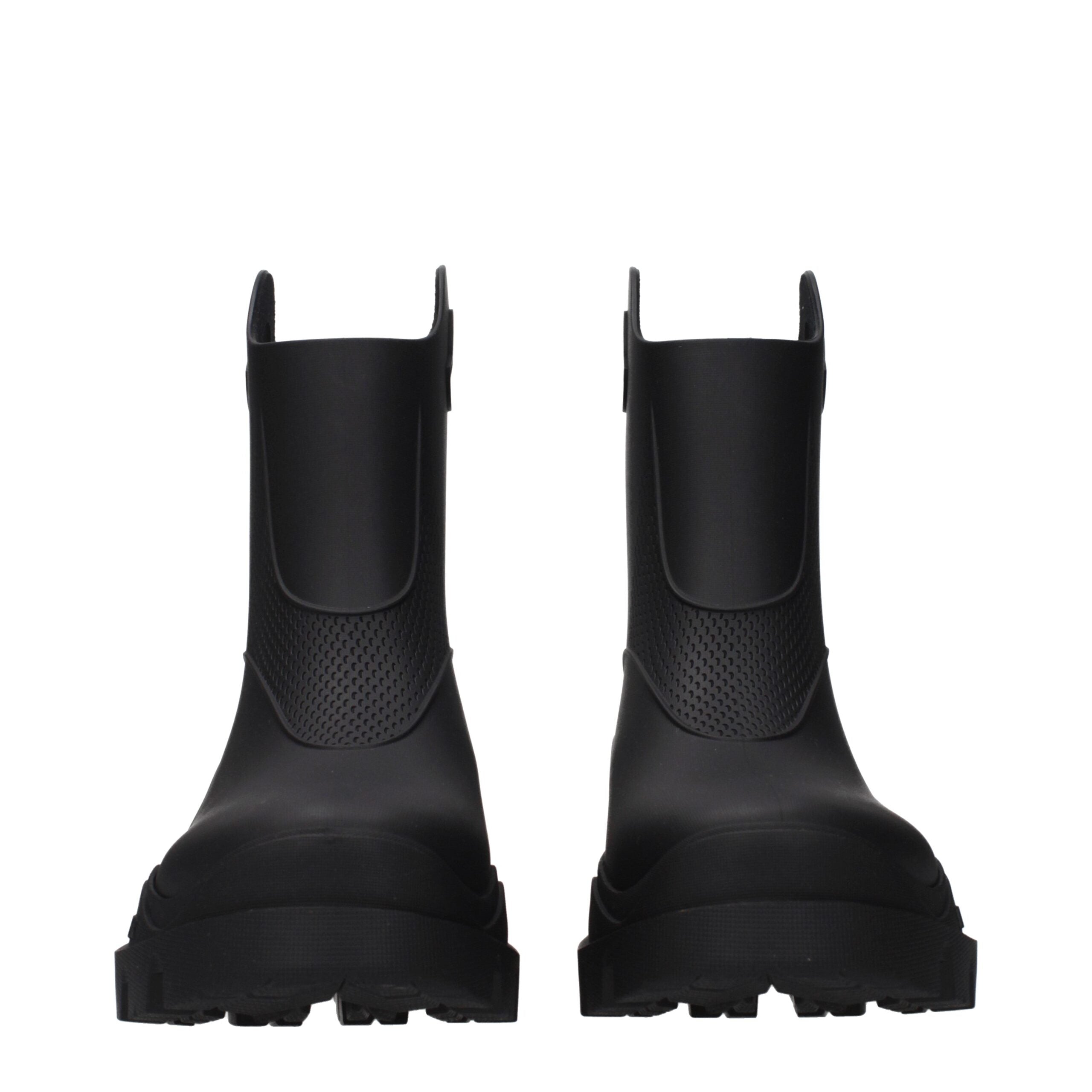 Moncler Schwarze Ankle Boots aus Baumwolle-3
