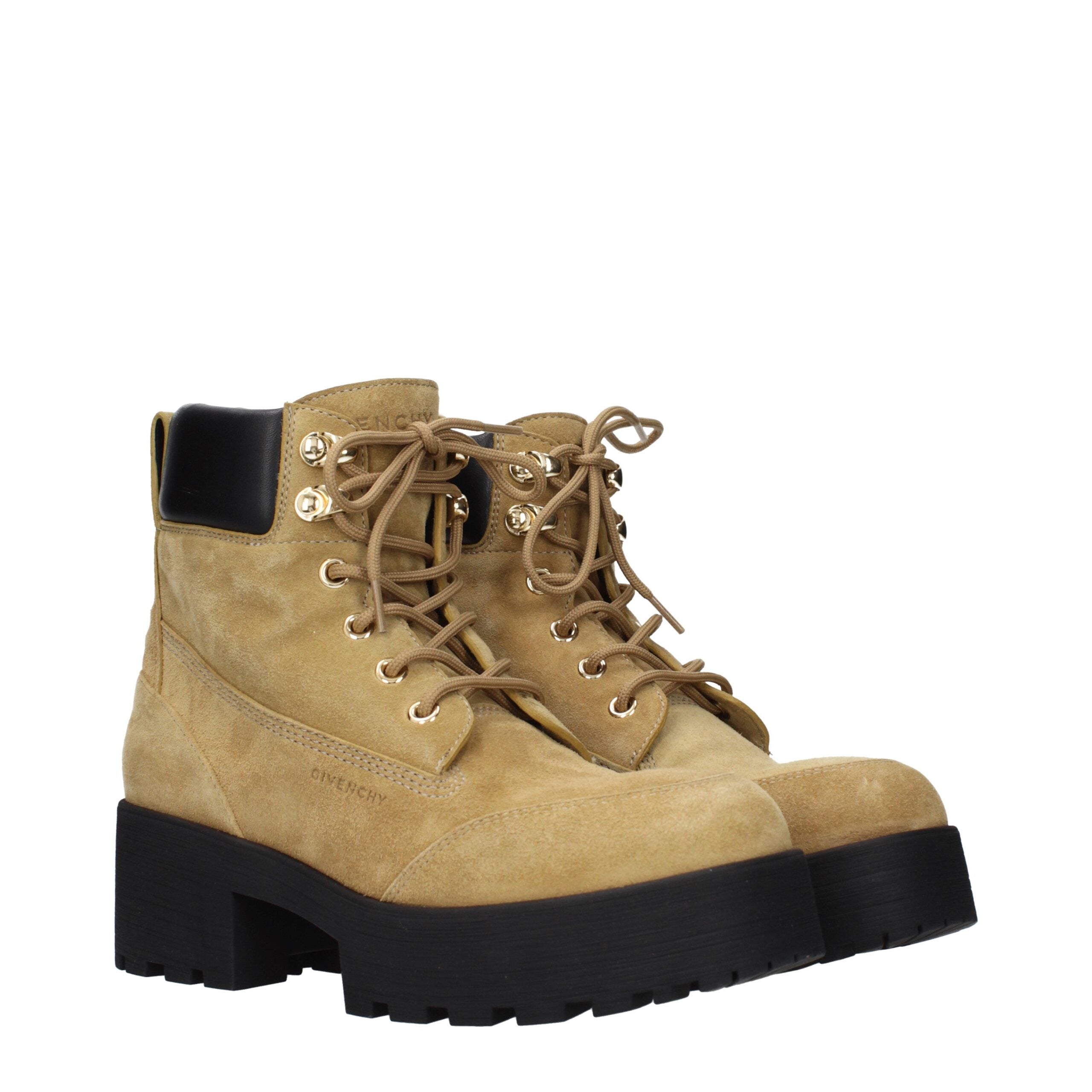 Givenchy Braune Lederstiefeletten-2