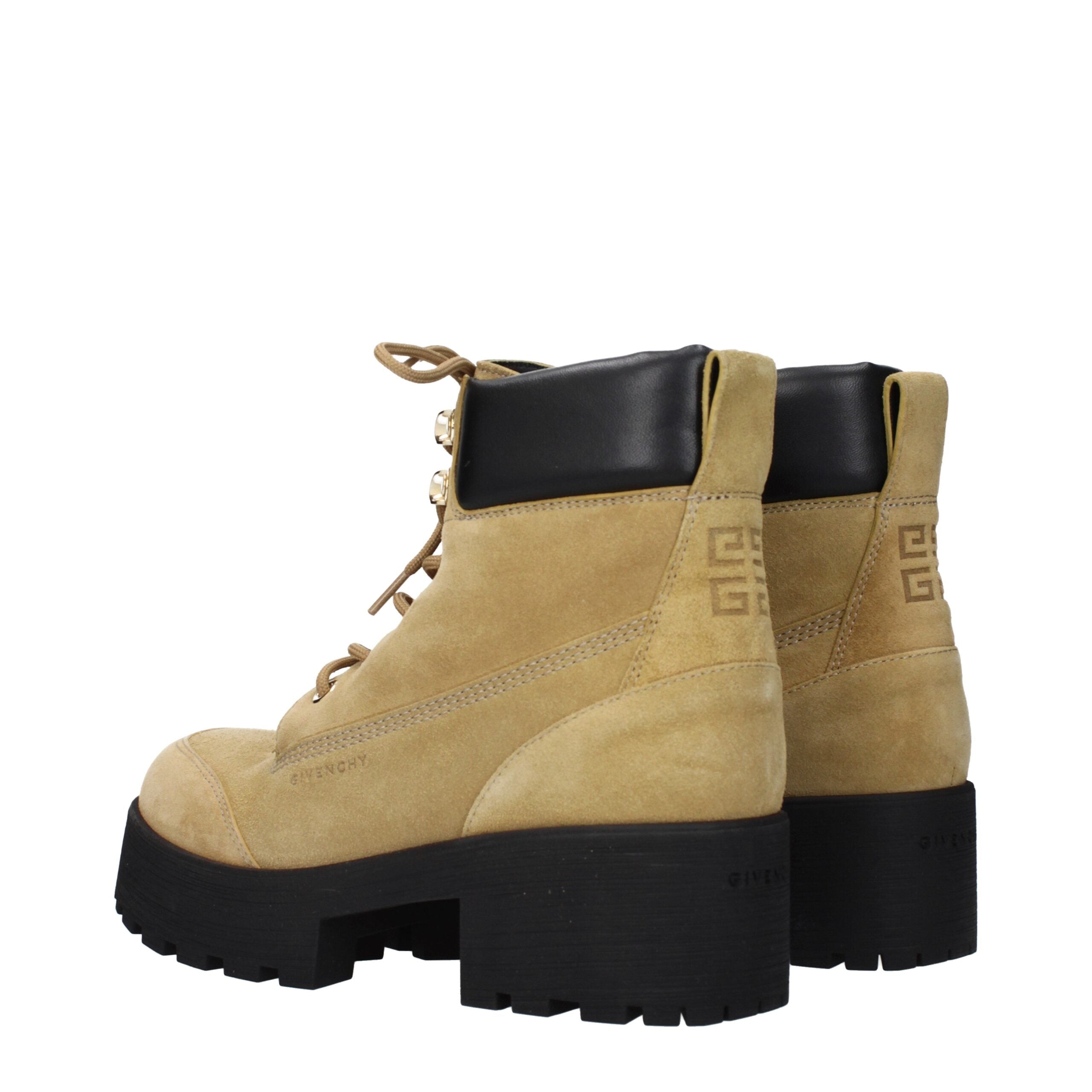 Givenchy Braune Lederstiefeletten-4