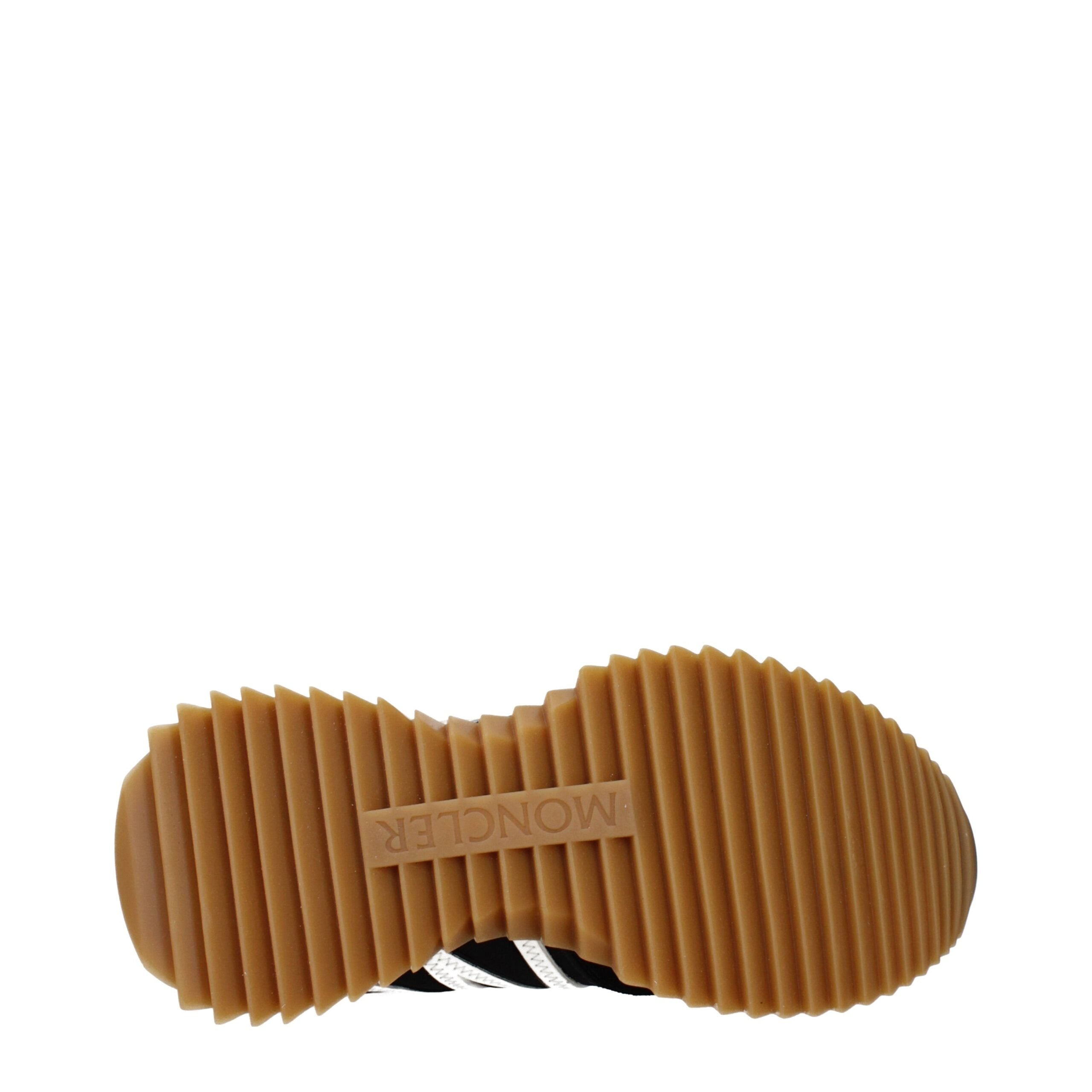 Moncler Schwarze Stoff-Sneaker mit niedrigem Schaft-5