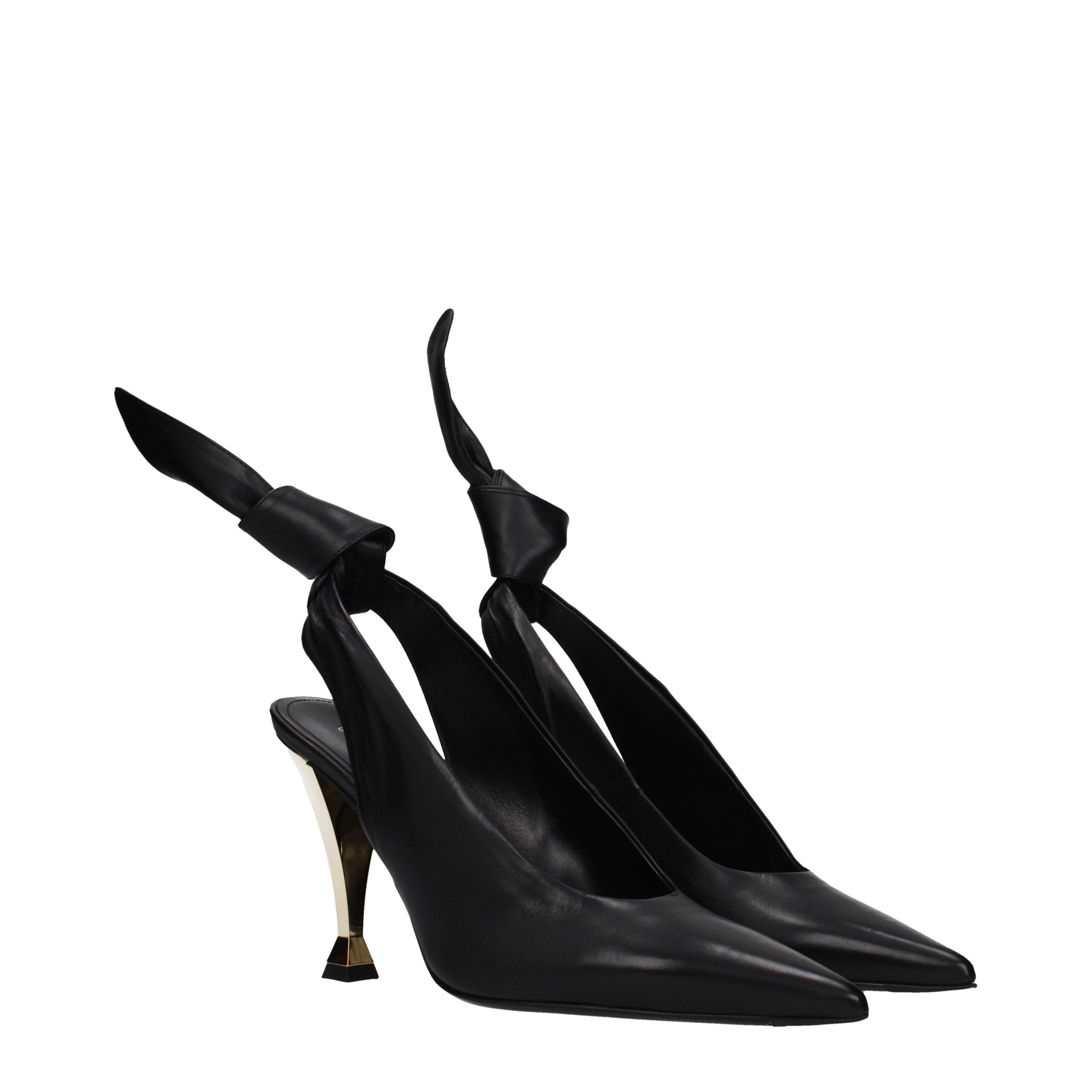 Givenchy Schwarze Leder Pumps mit hohem Absatz-2