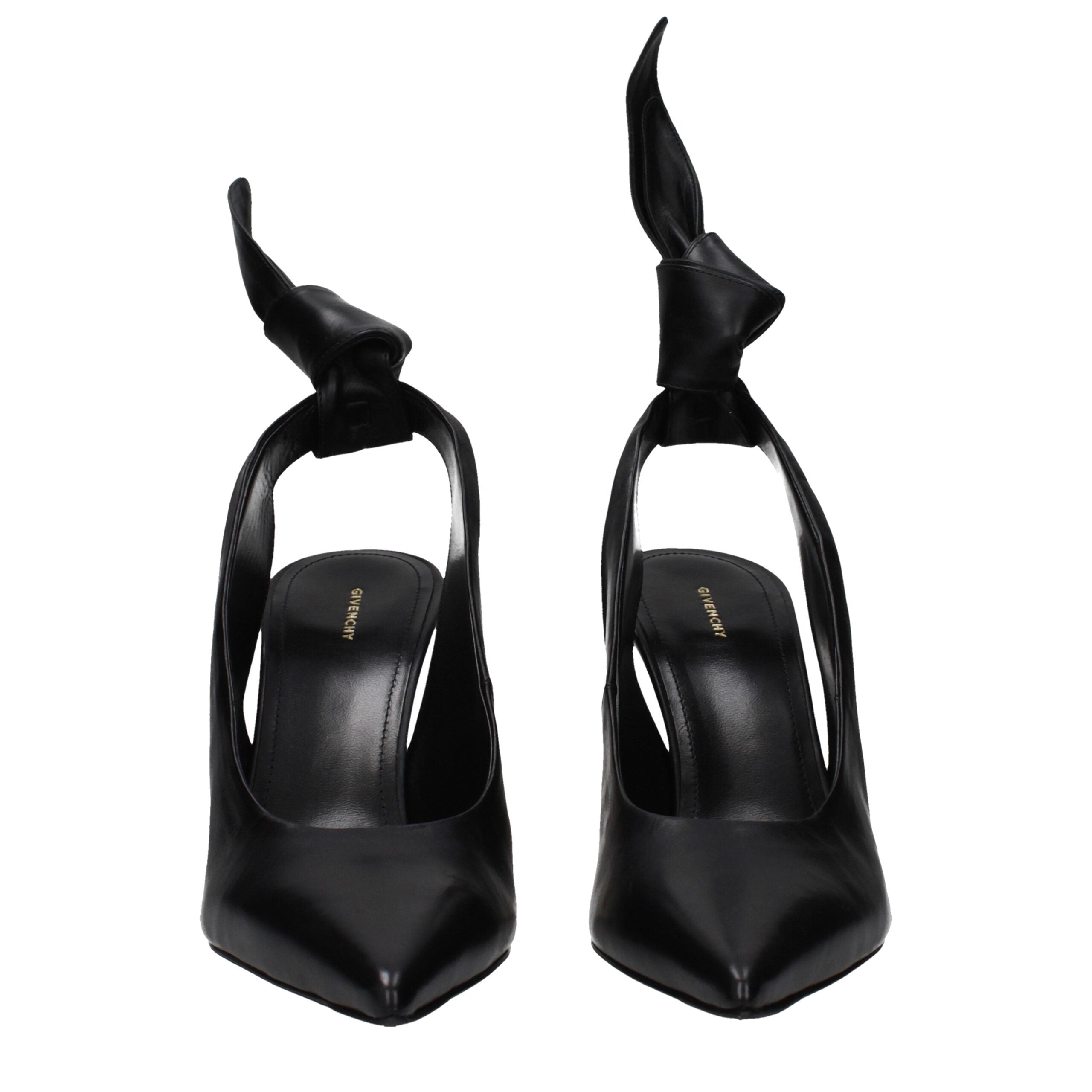 Givenchy Schwarze Leder Pumps mit hohem Absatz-3