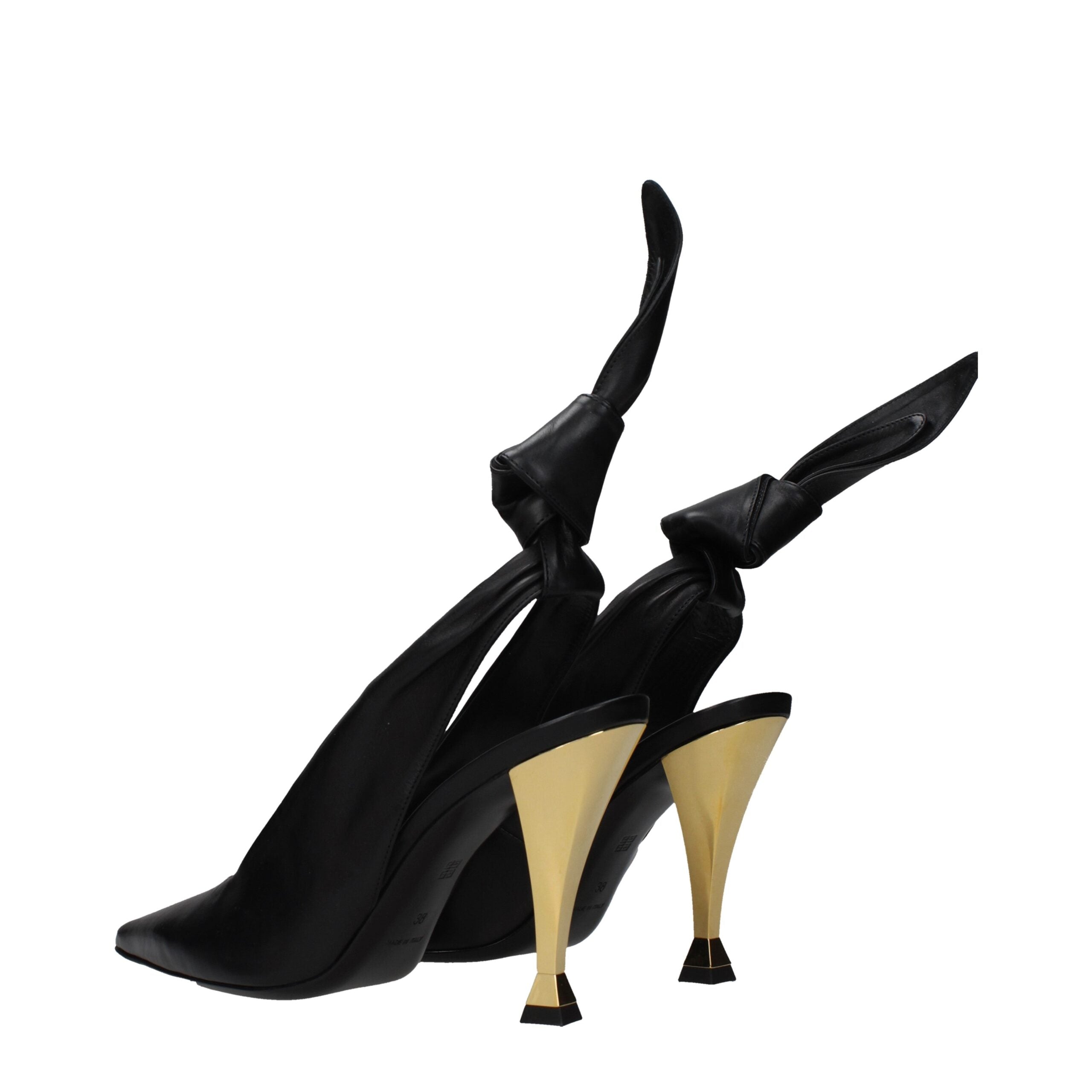 Givenchy Schwarze Leder Pumps mit hohem Absatz-4