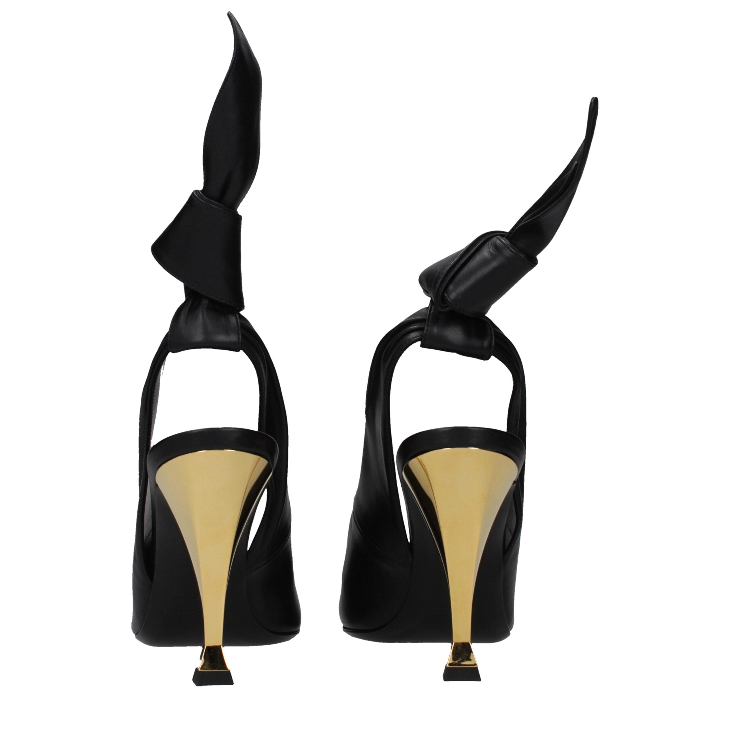 Givenchy Schwarze Leder Pumps mit hohem Absatz-5