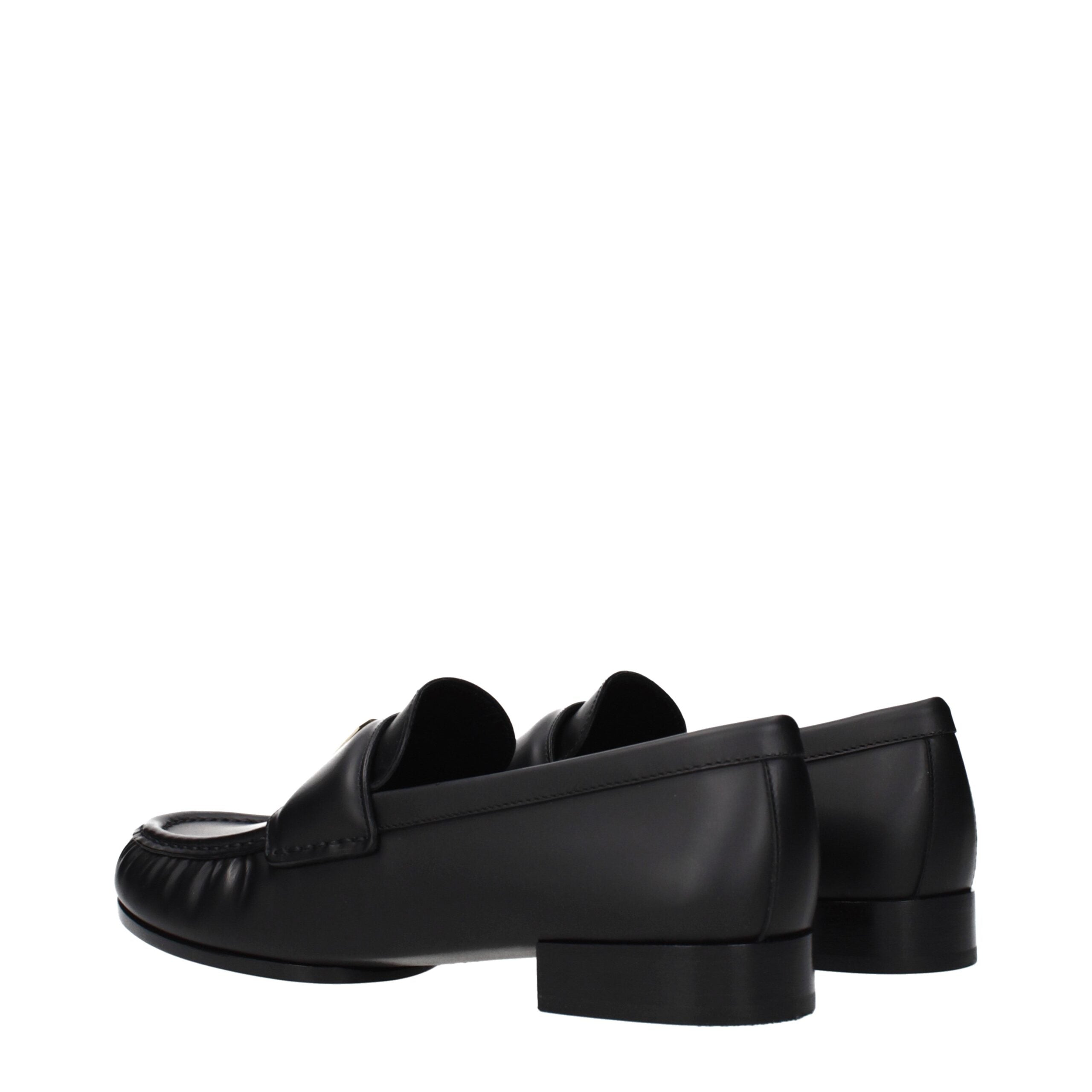 Givenchy Schwarze Leder Loafer zum Hineinschlüpfen-4
