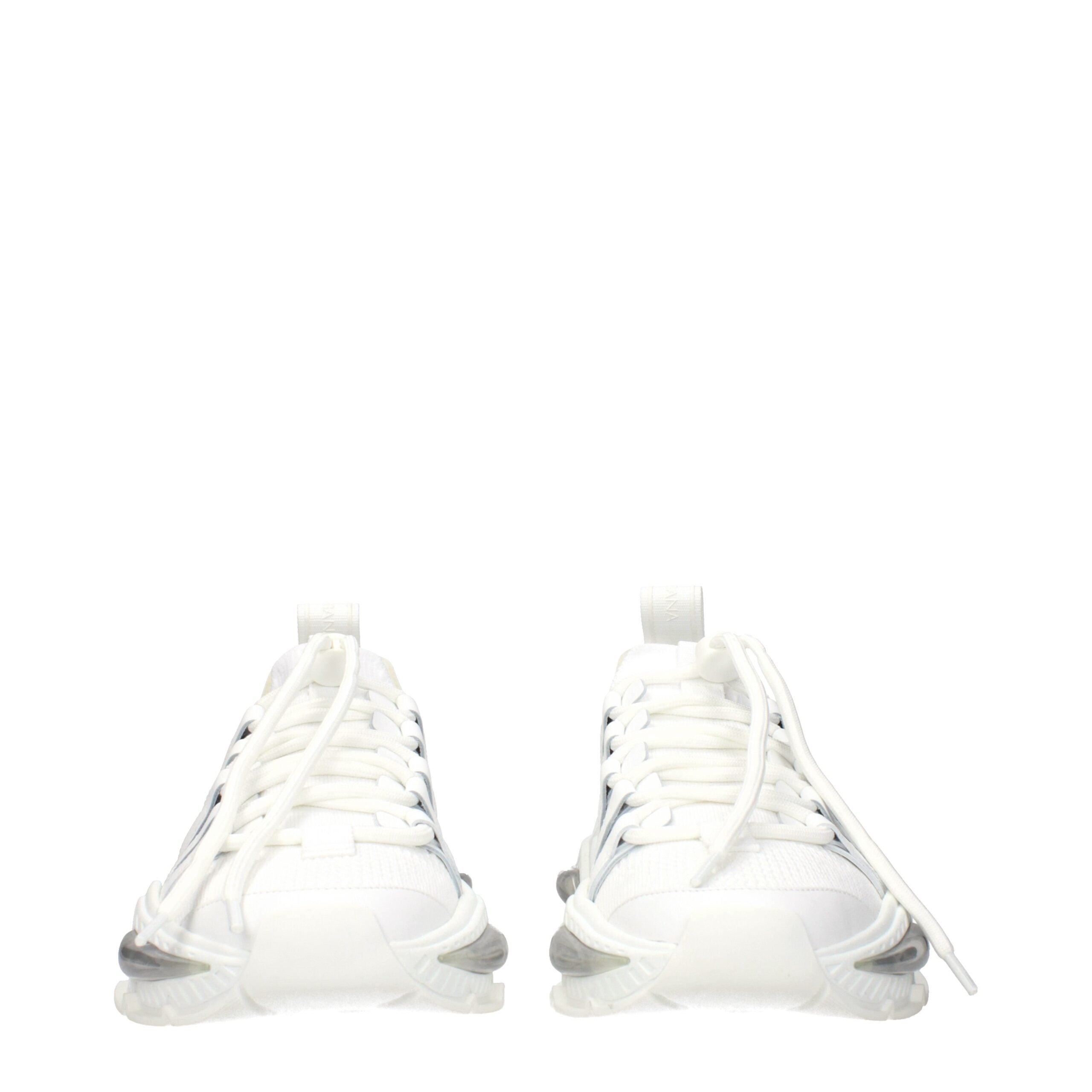 Dolce & Gabbana Weiße Stoff-Sneaker im Athletic-Look-2