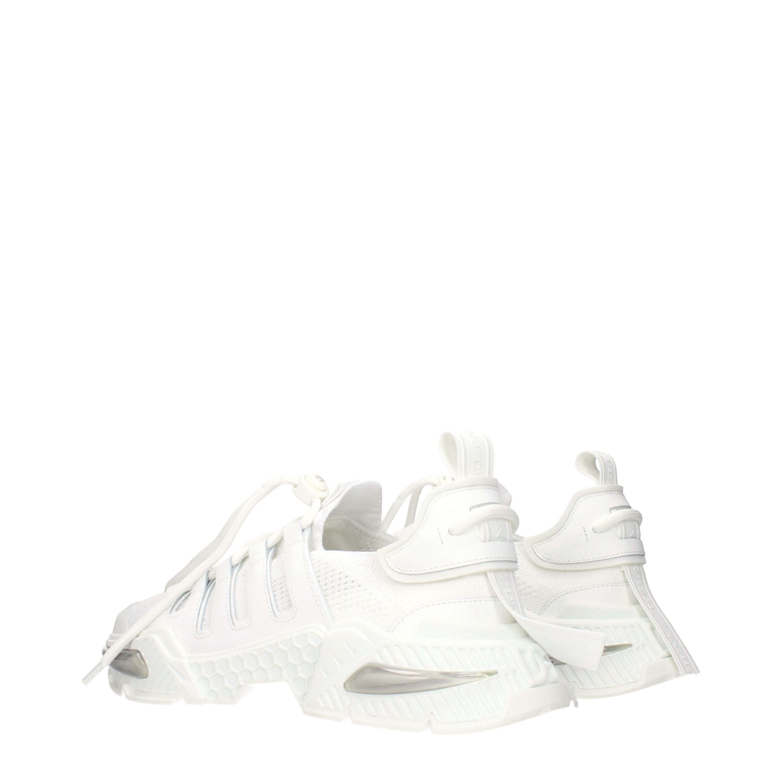Dolce & Gabbana Weiße Stoff-Sneaker im Athletic-Look-3
