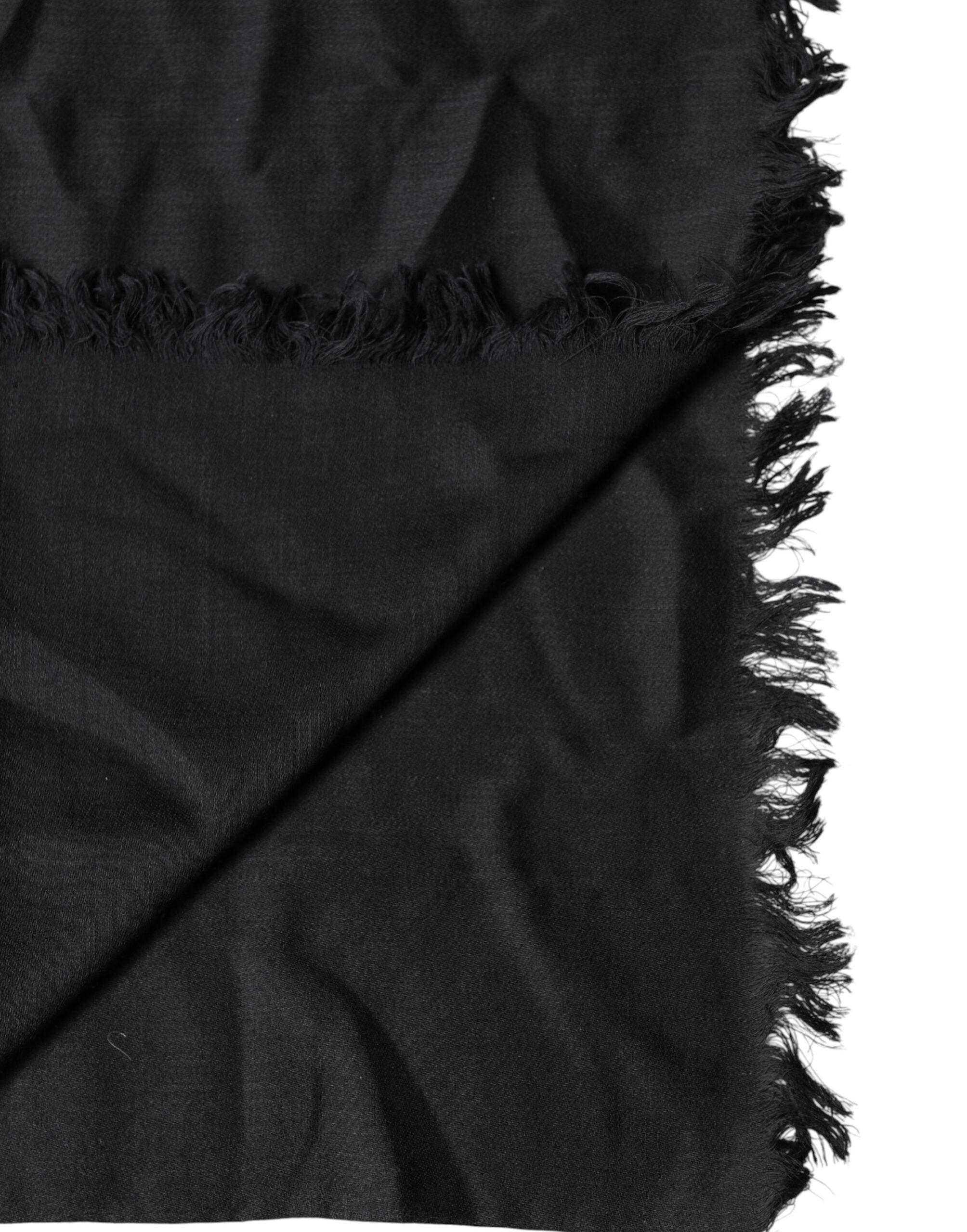 Dolce & Gabbana Black Lace Stole, Neck Wrap, Scarf-4