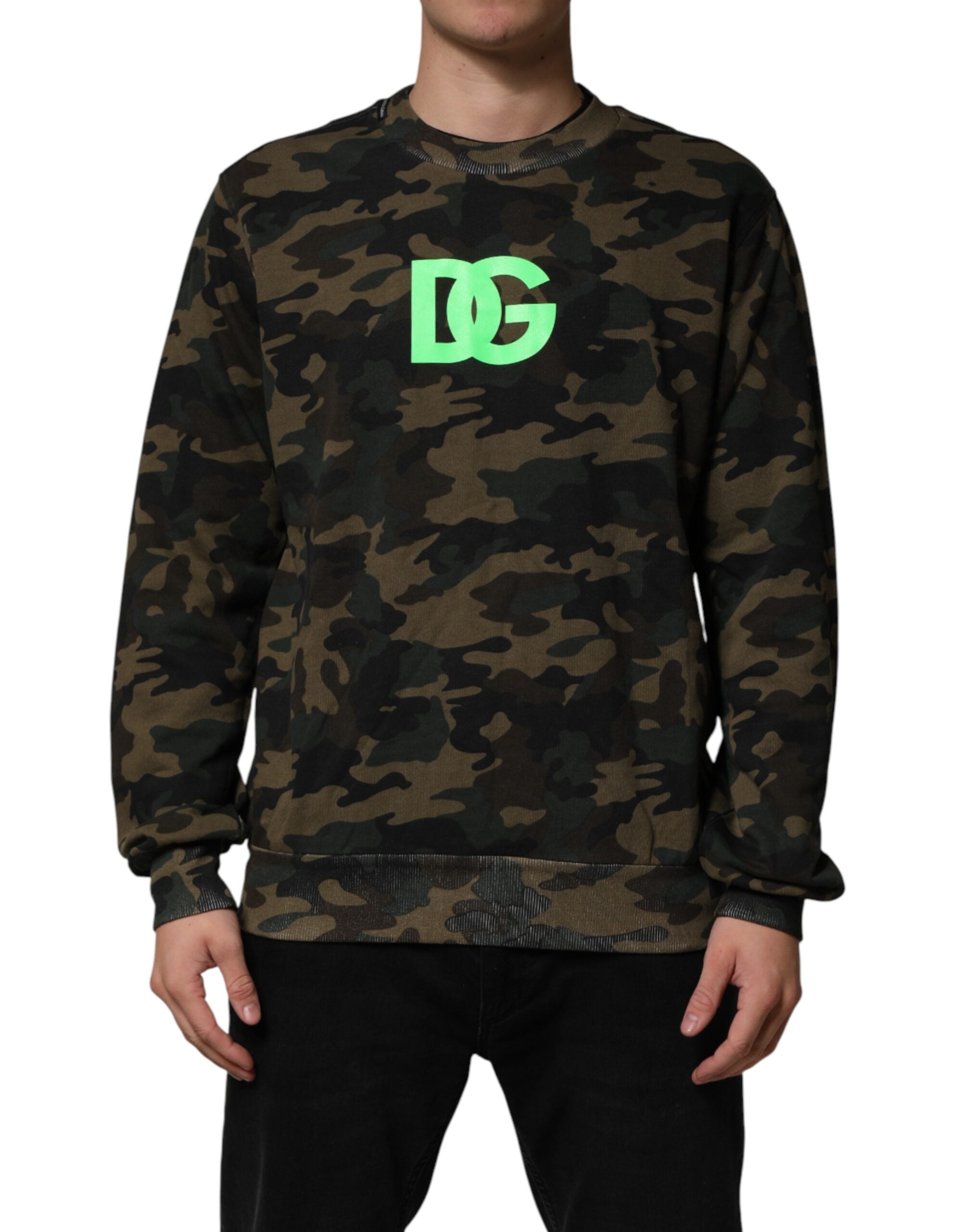 Dolce & Gabbana Mehrfarbiger Camouflage-Pullover für Herren-2