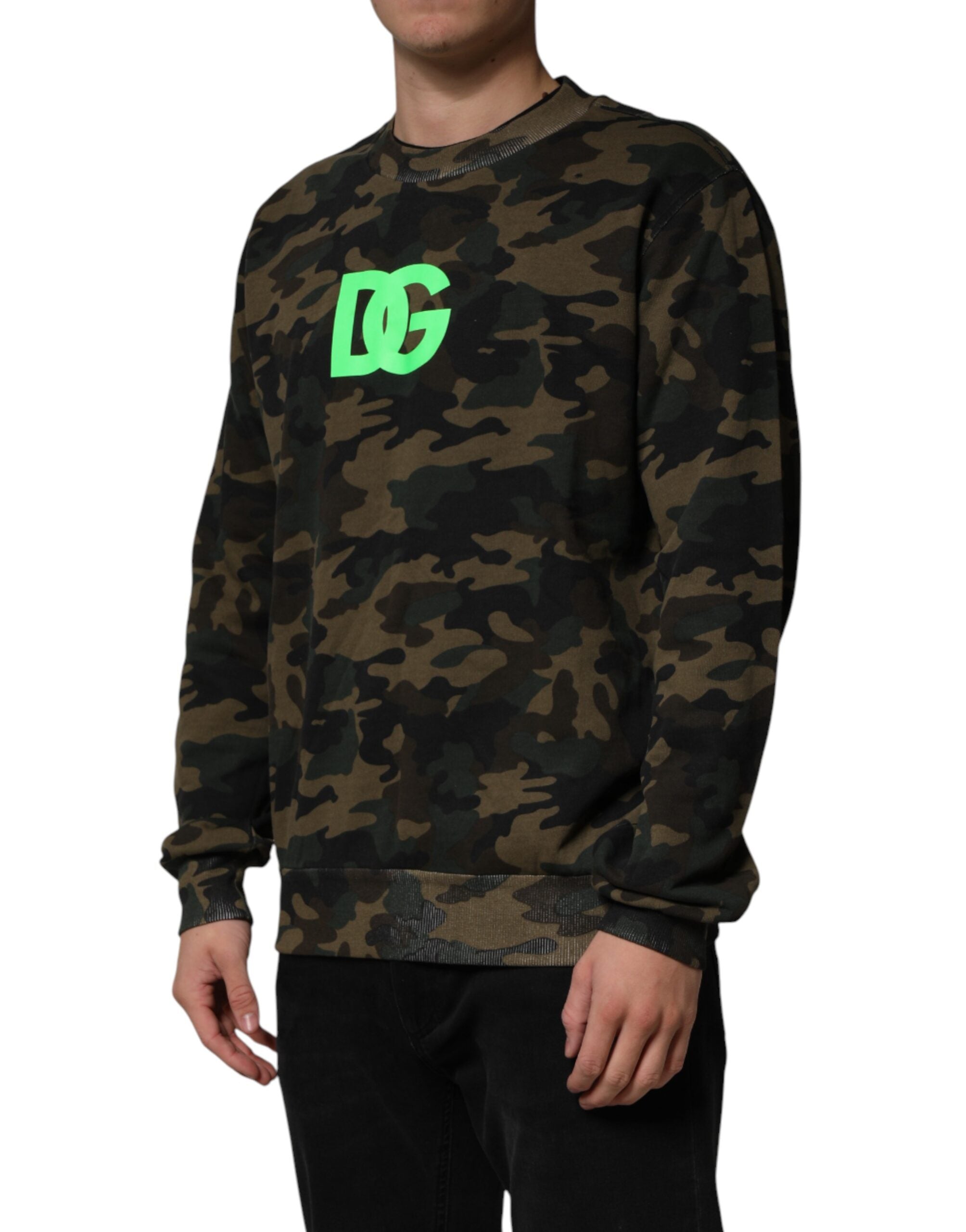 Dolce & Gabbana Mehrfarbiger Camouflage-Pullover für Herren-3