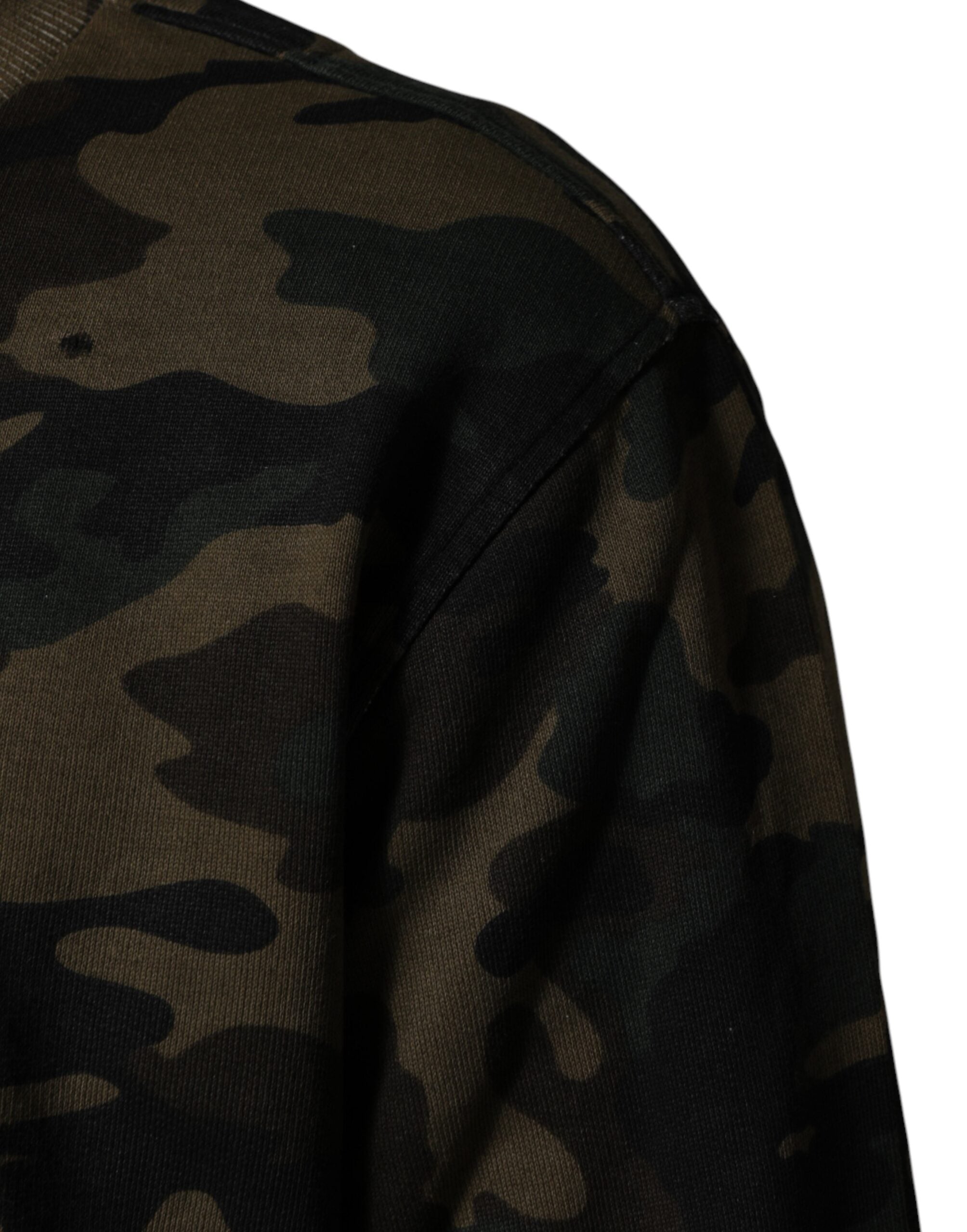 Dolce & Gabbana Mehrfarbiger Camouflage-Pullover für Herren-6