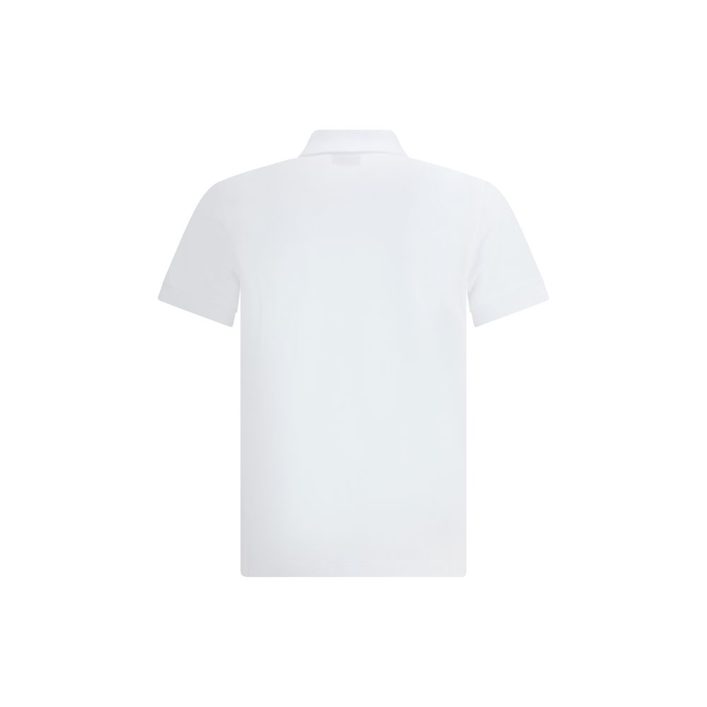 Fendi White Cotton Polo Shirt-2