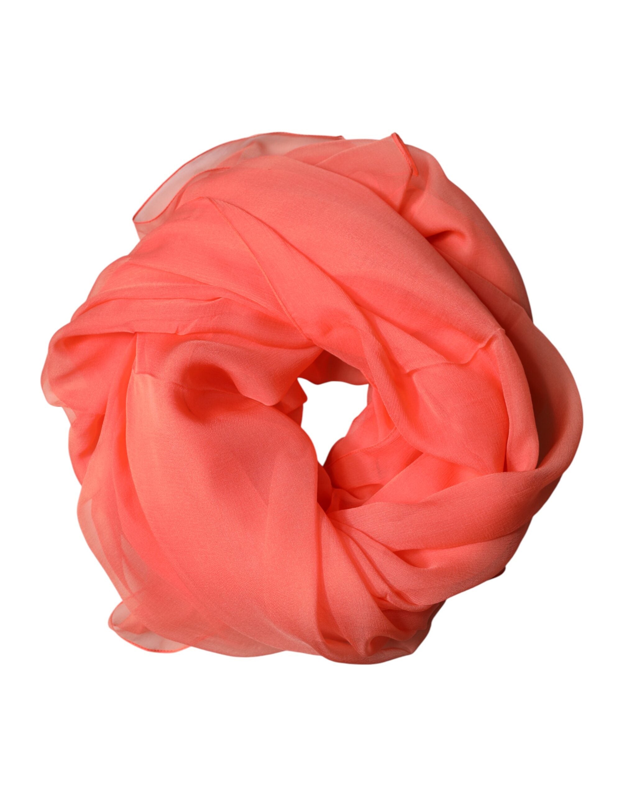 Dolce & Gabbana Orange Stole Silk Scarf Neck Scarf Men's Scarf-2