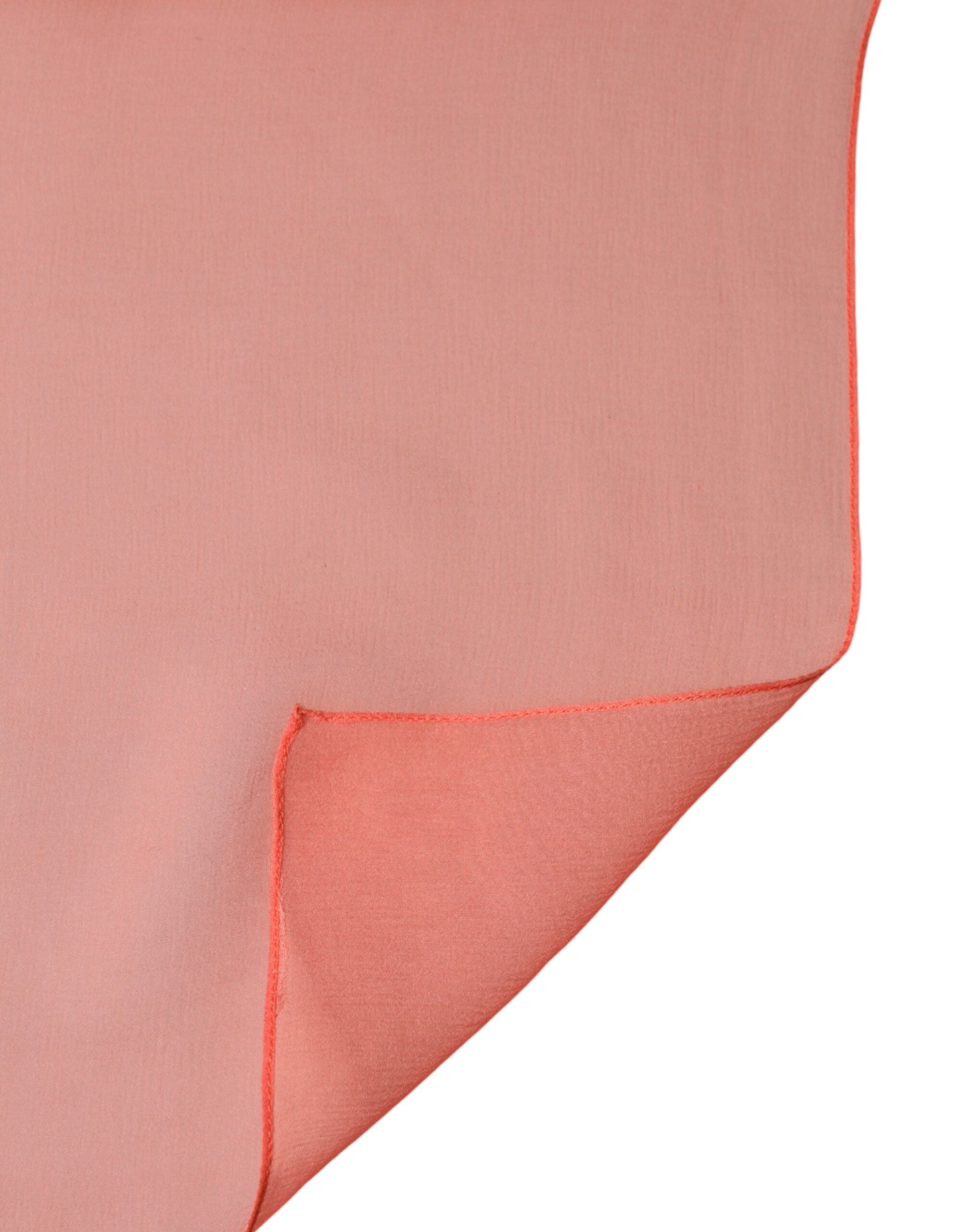 Dolce & Gabbana Orange Stole Silk Scarf Neck Scarf Men's Scarf-4