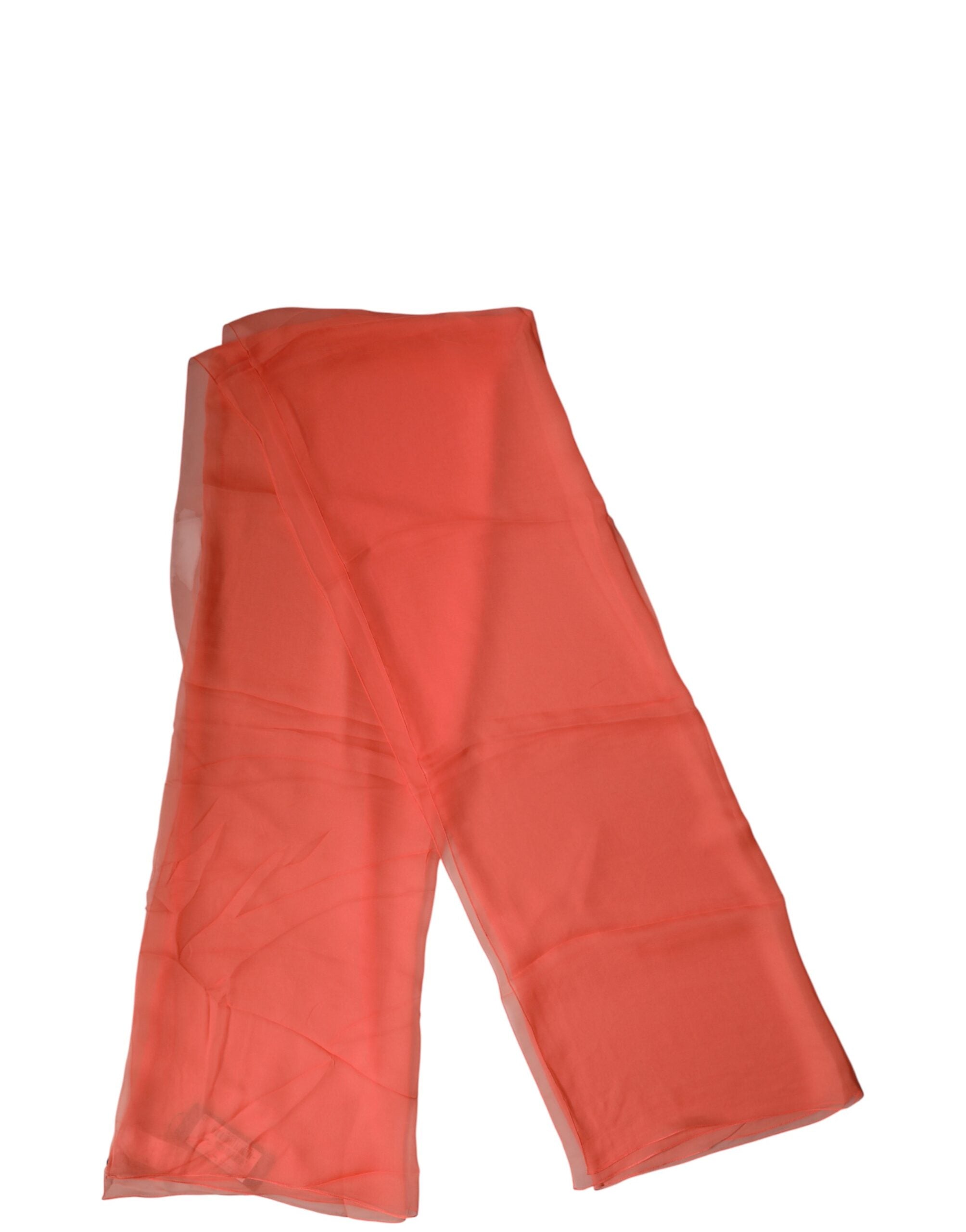 Dolce & Gabbana Orange Stole Silk Scarf Neck Scarf Men's Scarf-5