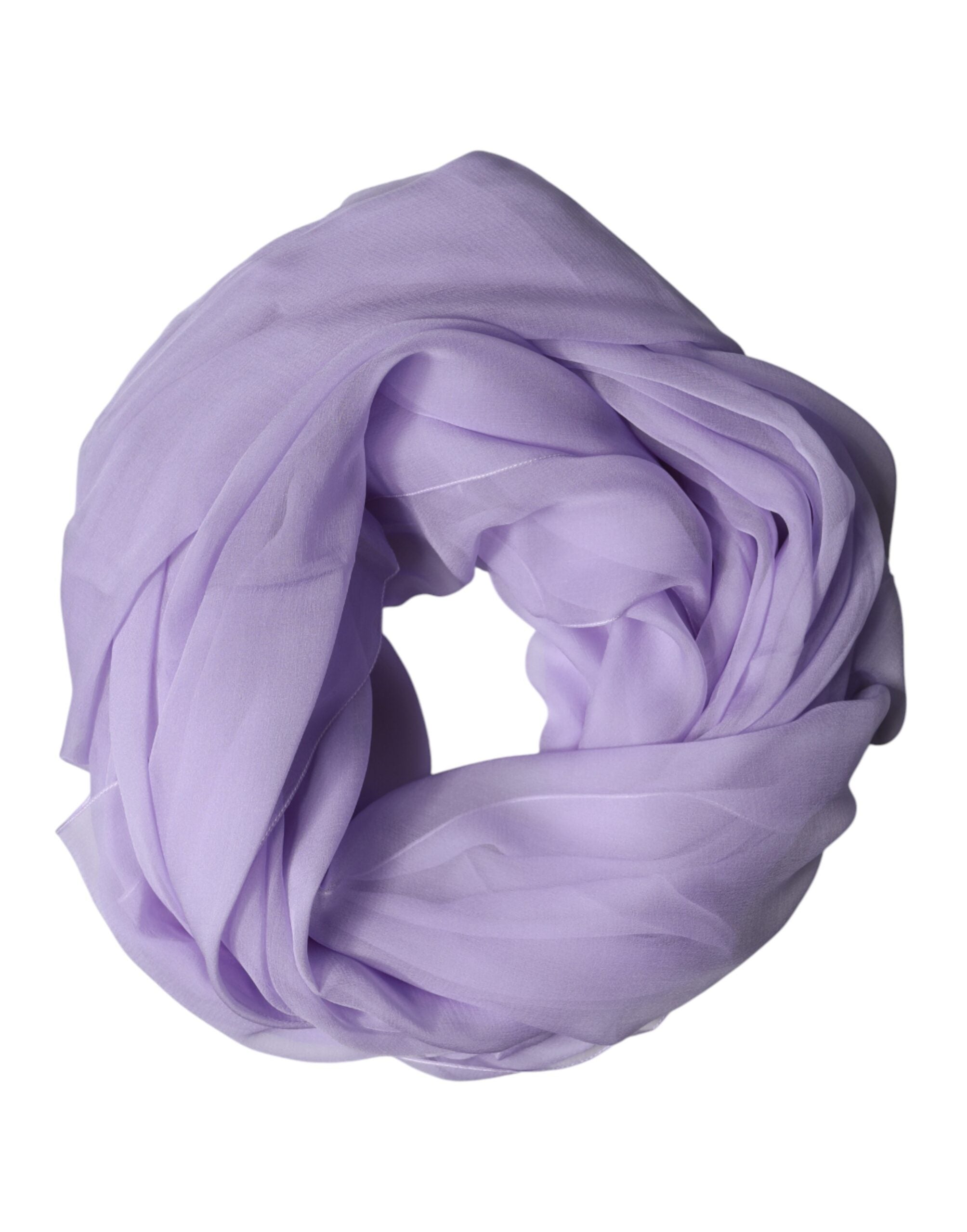 Dolce & Gabbana Violet Silk Stole, Scarf, Shawl for Men-2