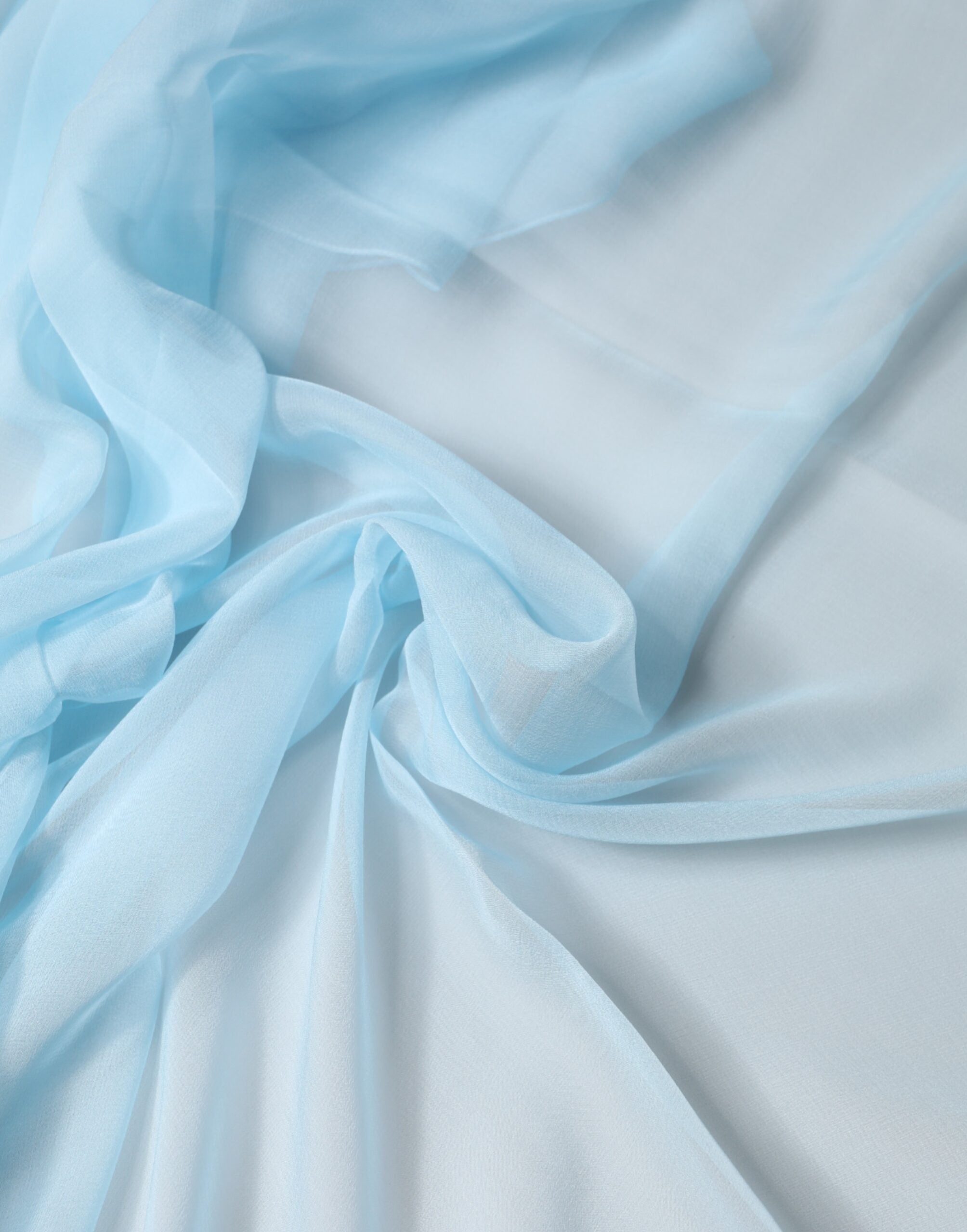 Dolce & Gabbana Light Blue Stole Silk Scarf Neck Wrap Scarf-5