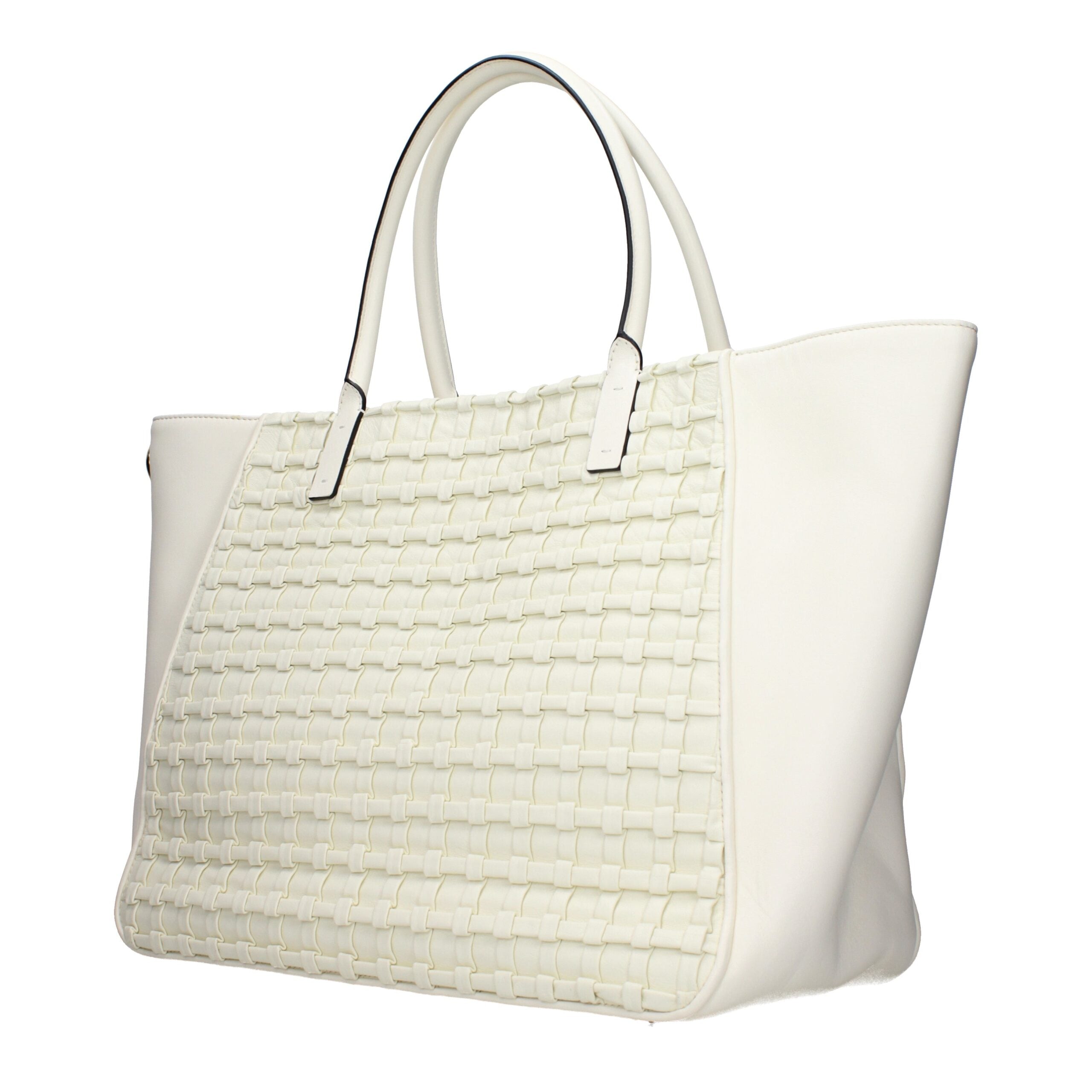 Valentino Garavani Beige Leder Handtasche-3
