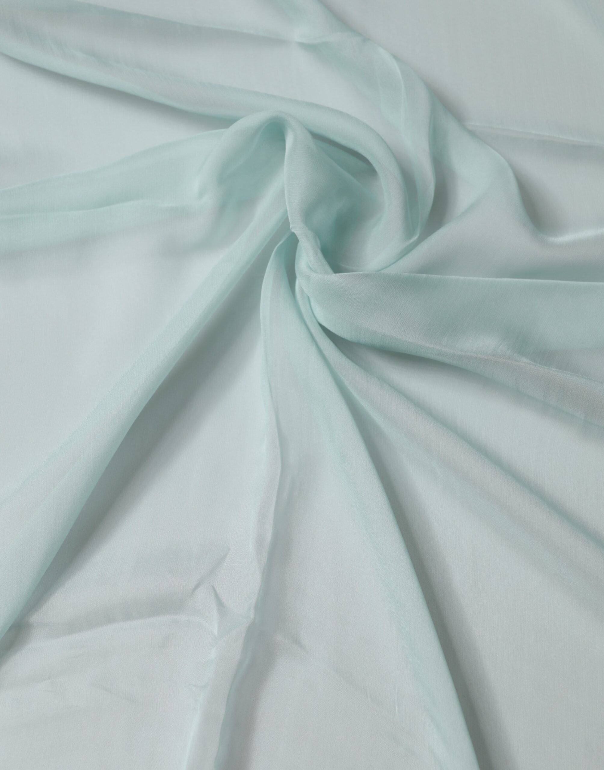 Dolce & Gabbana Light Turquoise Silk Stole Neck Scarf Shawl-5