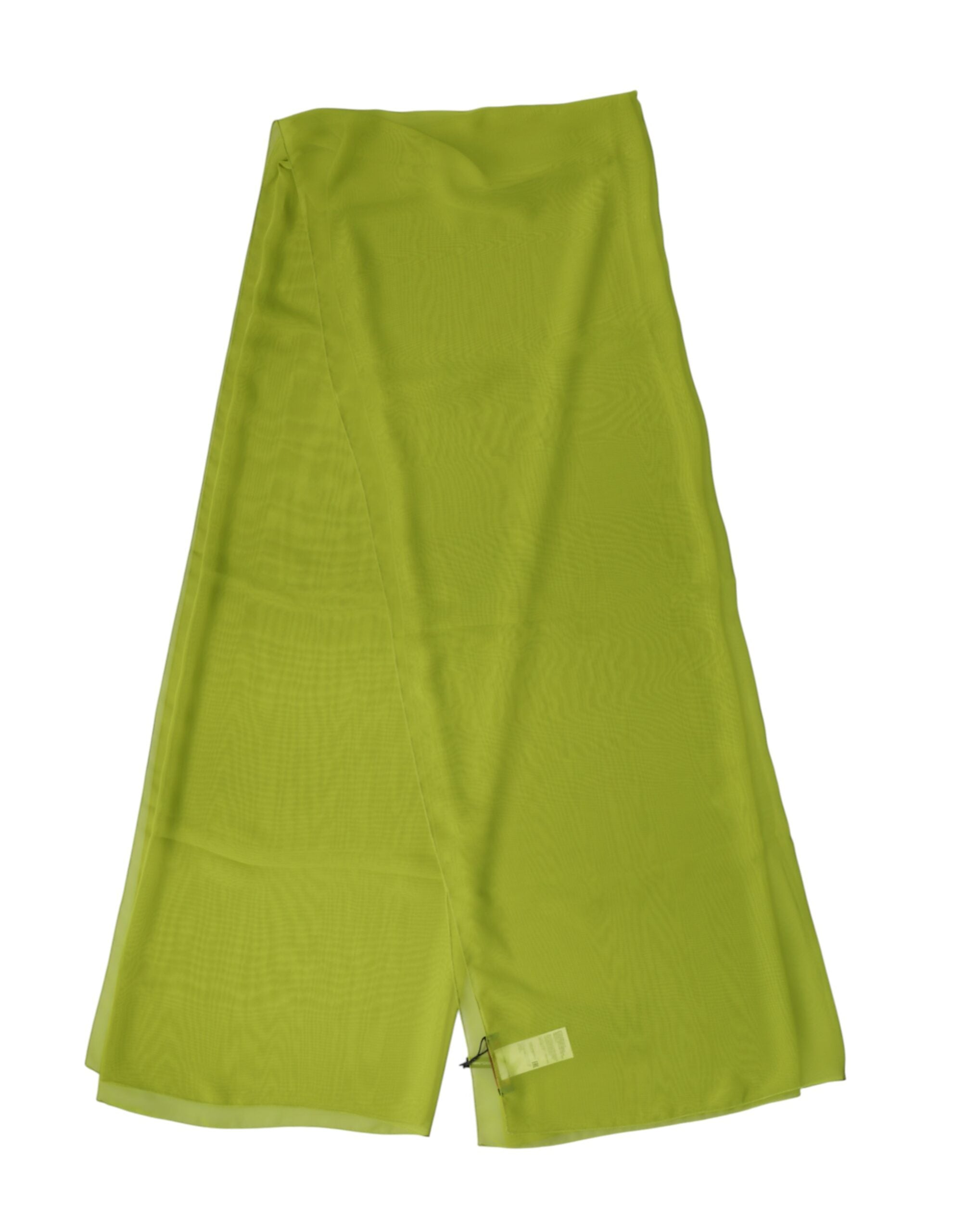 Dolce & Gabbana Green Polyester Stole Neck Scarf Shawl-3