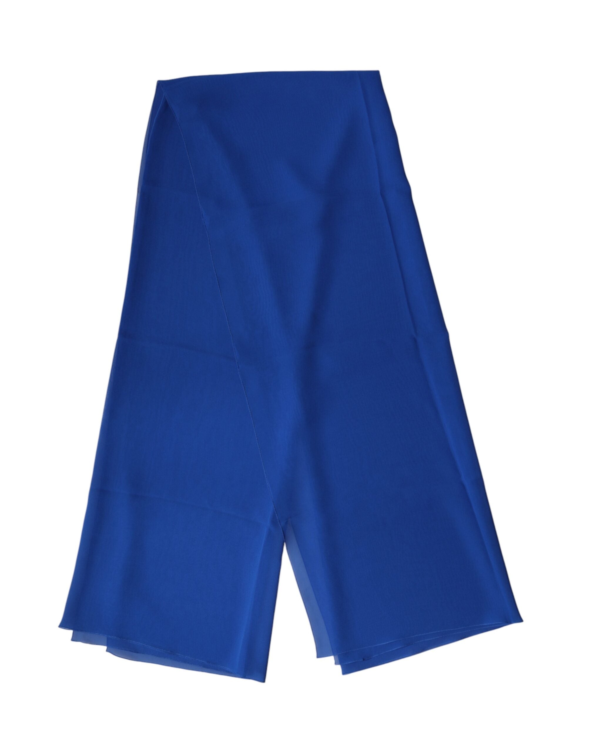 Dolce & Gabbana Blauer Seidenschal Stola Herrenschal-2