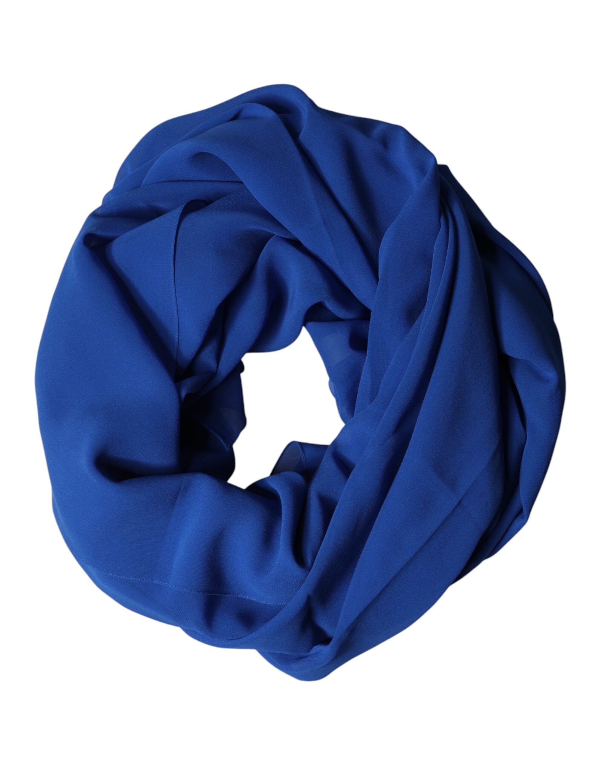 Dolce & Gabbana Blauer Seidenschal Stola Herrenschal-1