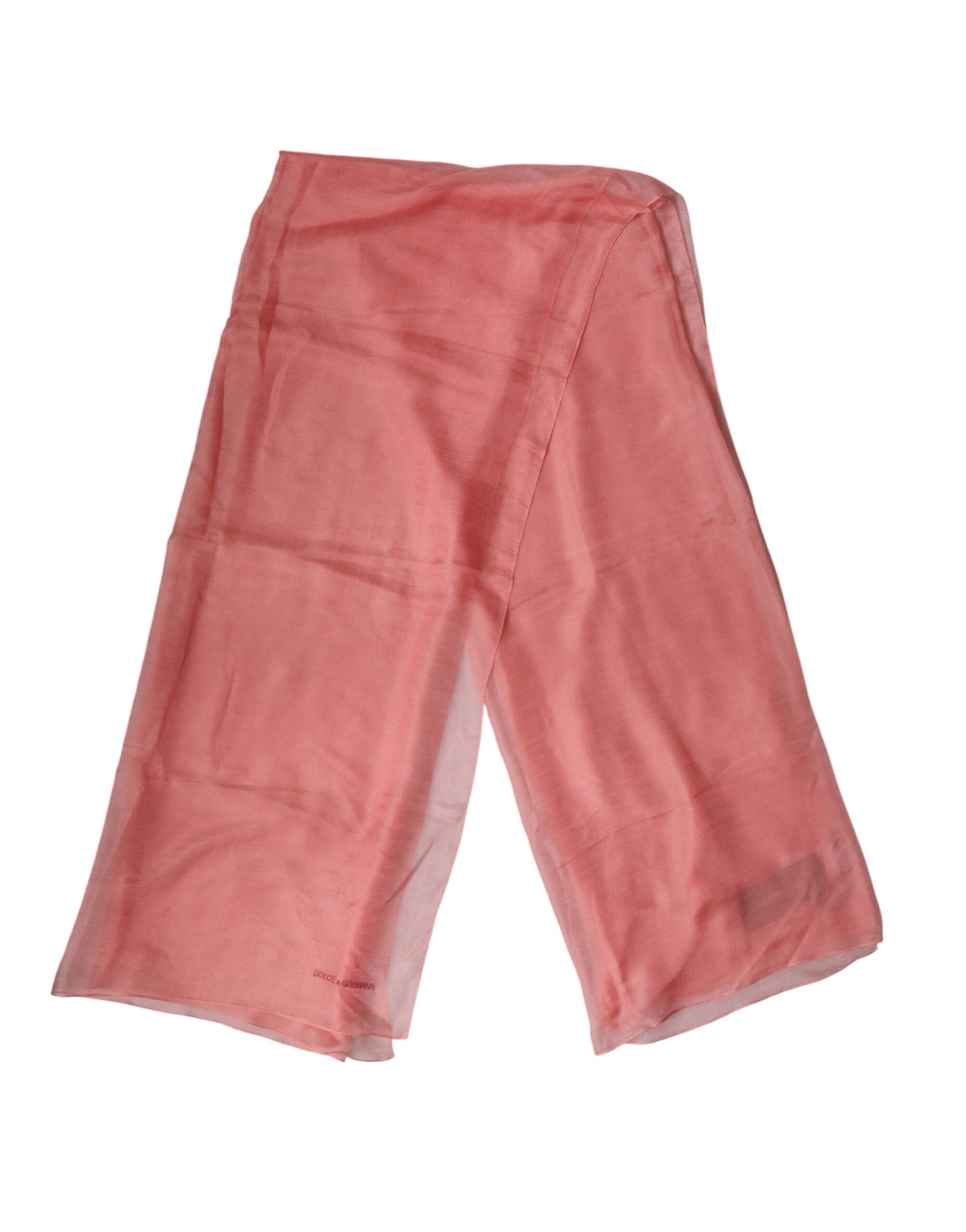 Dolce & Gabbana Hellrosa Kaschmir-Nackenwickel-Schal-3