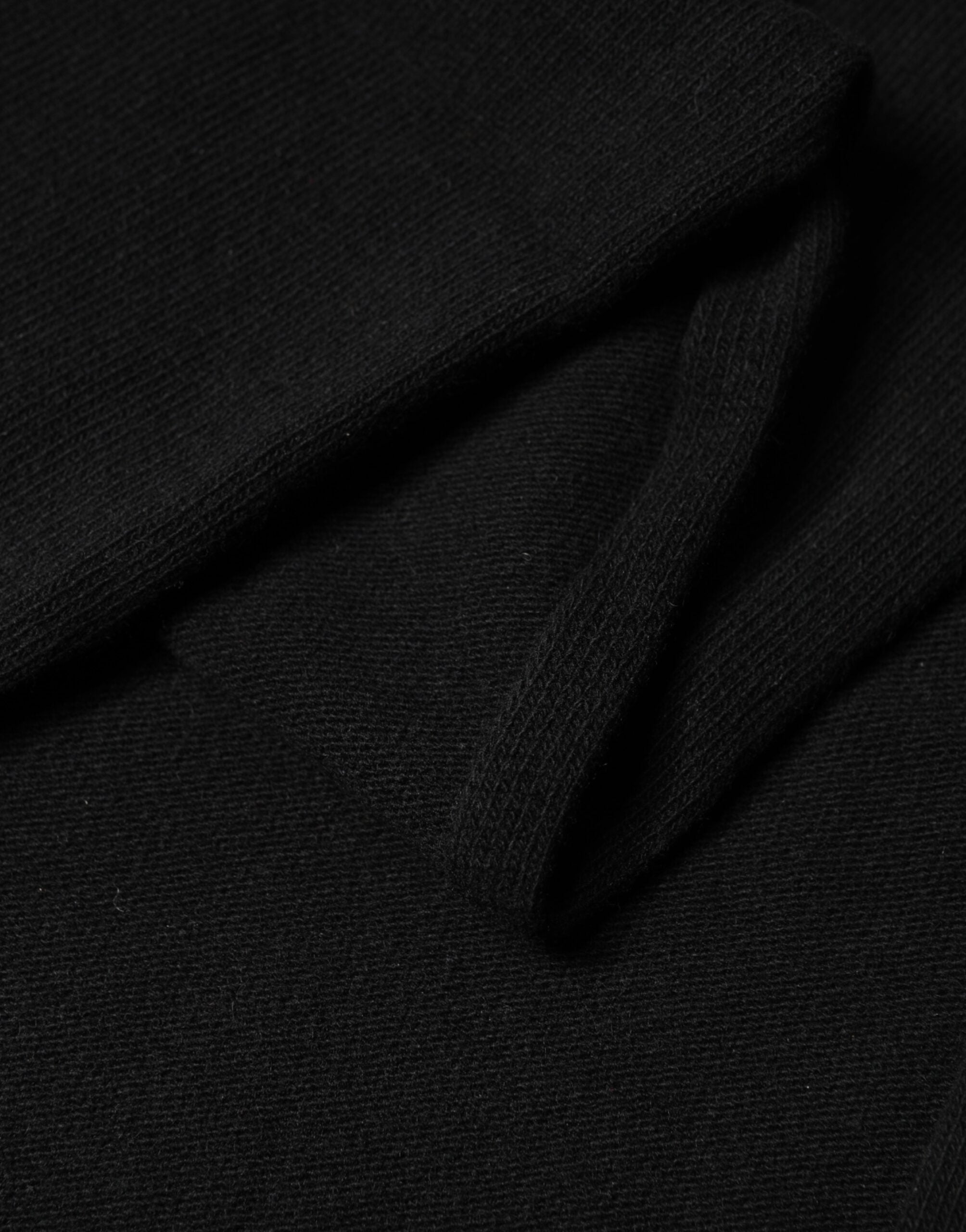Dolce & Gabbana Schwarzer Wollstrick-Nackenwickel-Schal für Herren-3