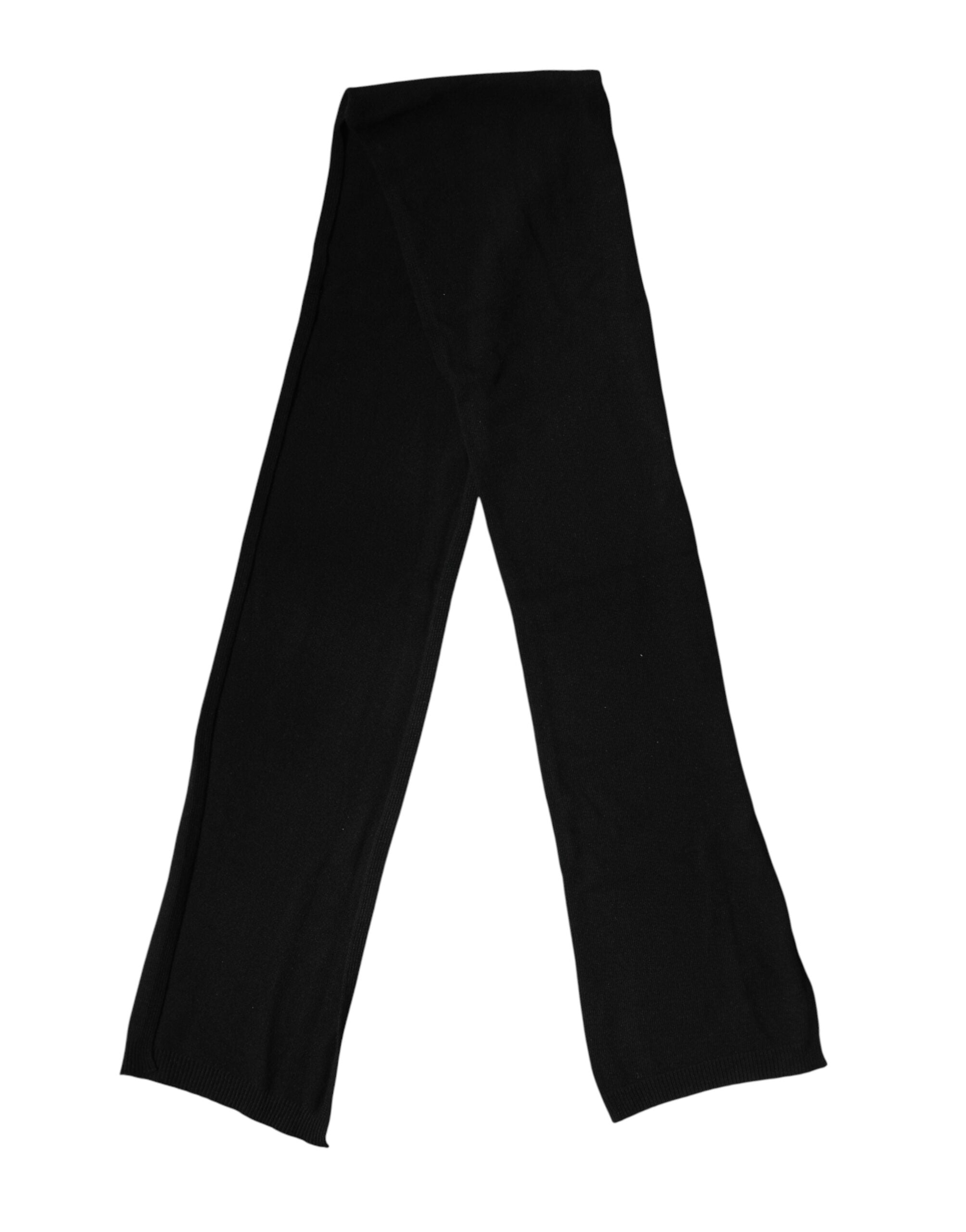 Dolce & Gabbana Schwarzer Wollstrick-Nackenwickel-Schal für Herren-4