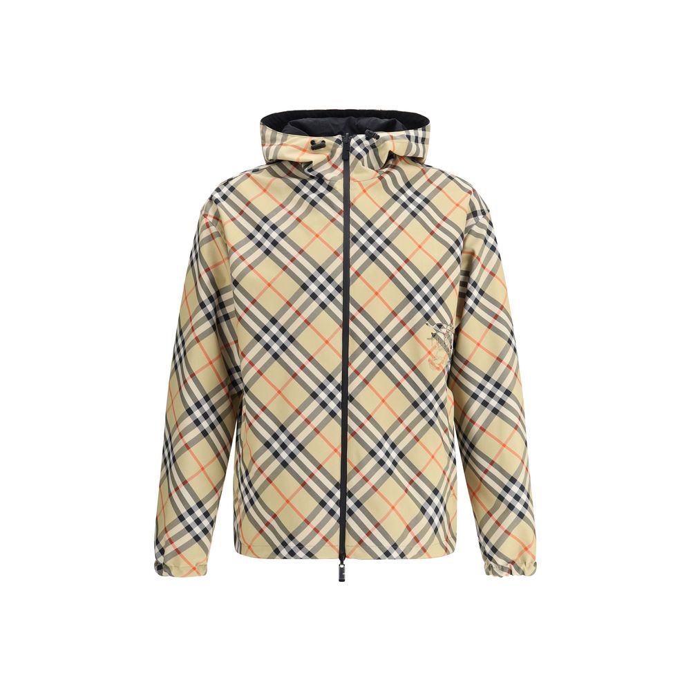 Burberry multicoloured wool coat-1