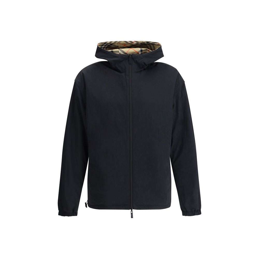 Burberry multicoloured wool coat-2