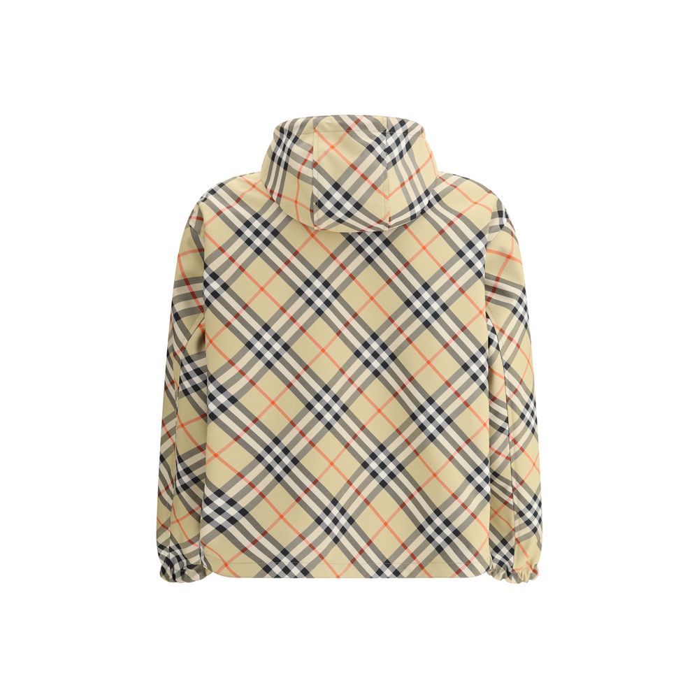 Burberry multicoloured wool coat-3