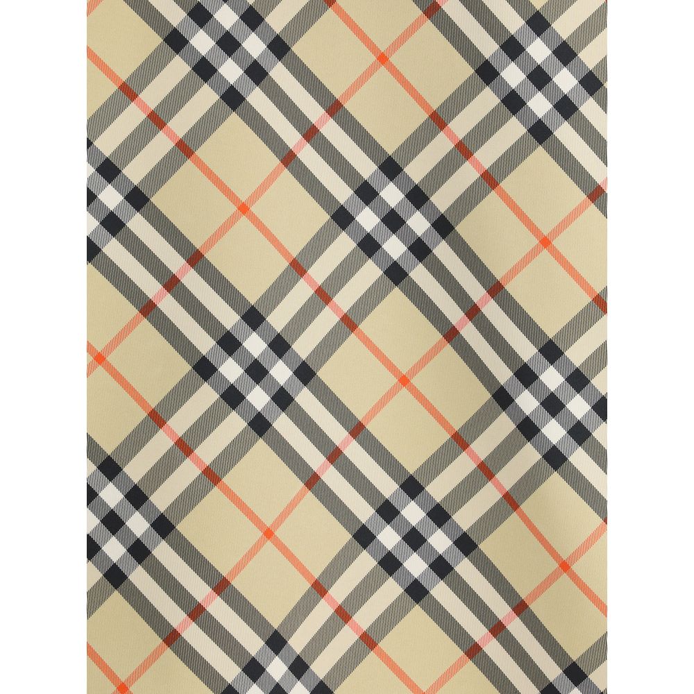 Burberry multicoloured wool coat-5